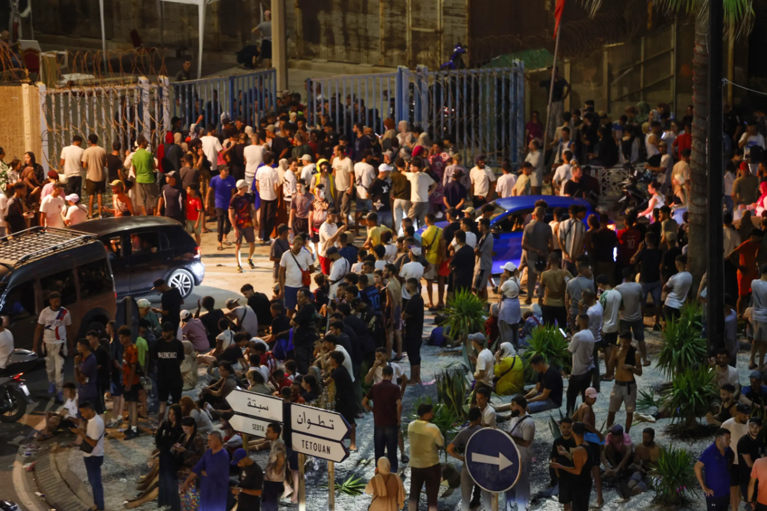 Hunderte gelangten am Donnerstag in Exklave Ceuta