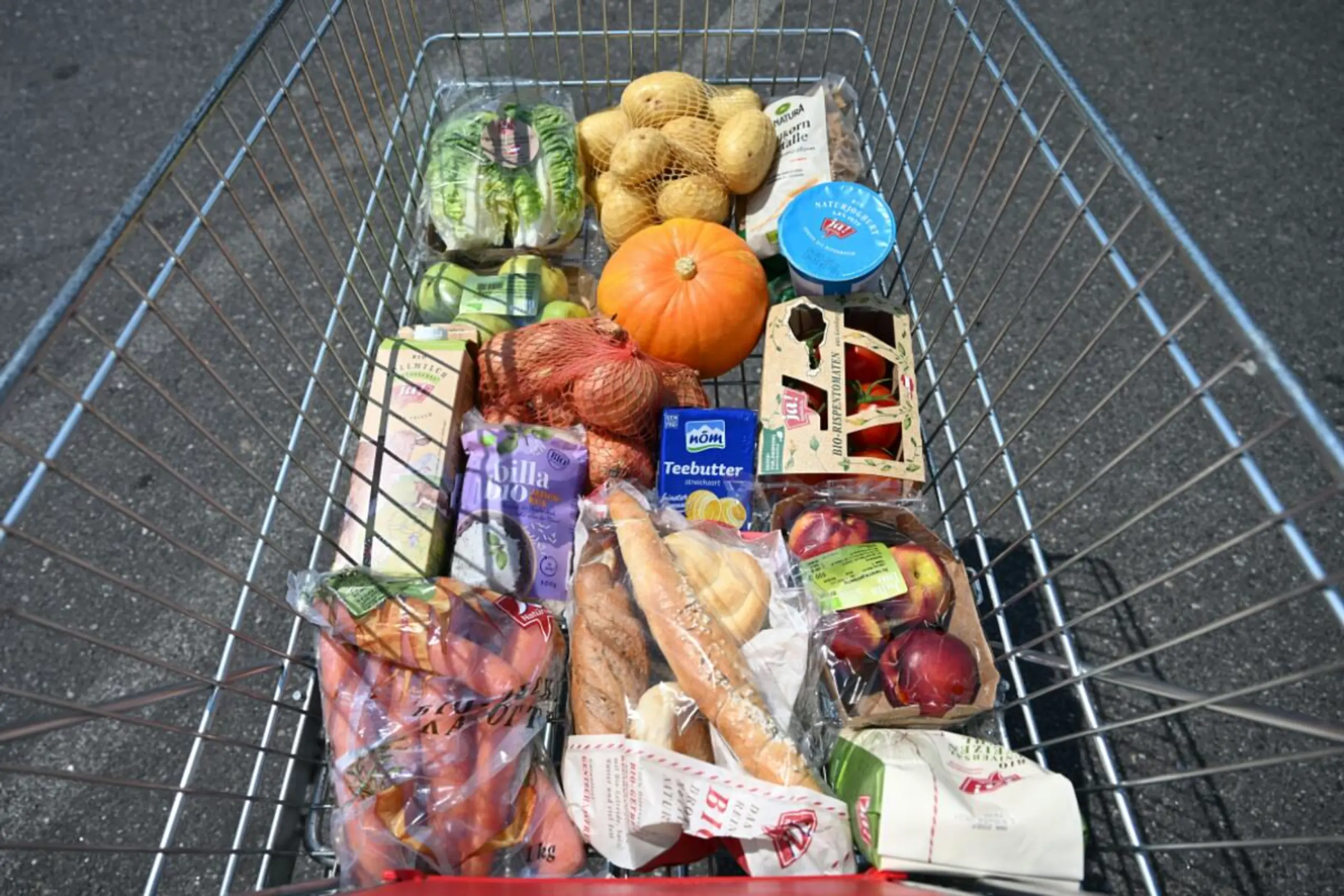 Gesunkene Lebensmittelpreise dämpfen Teuerung
