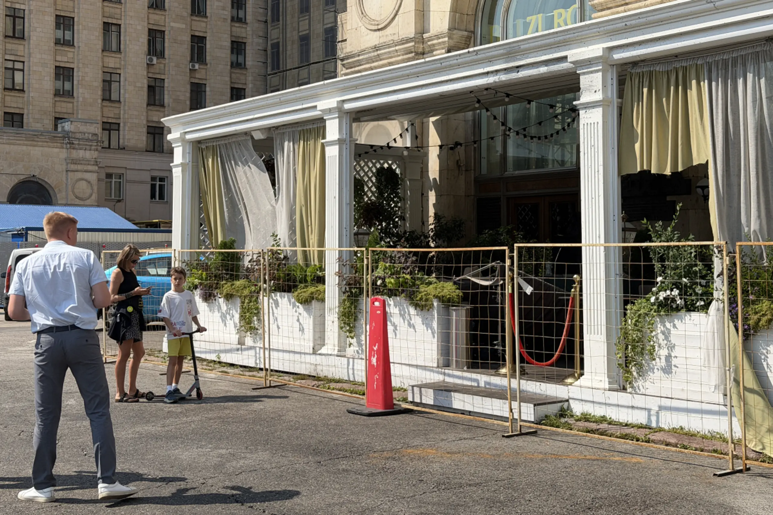 Das Moskauer Restaurant in dem der Sprengsatz gezündet wurde