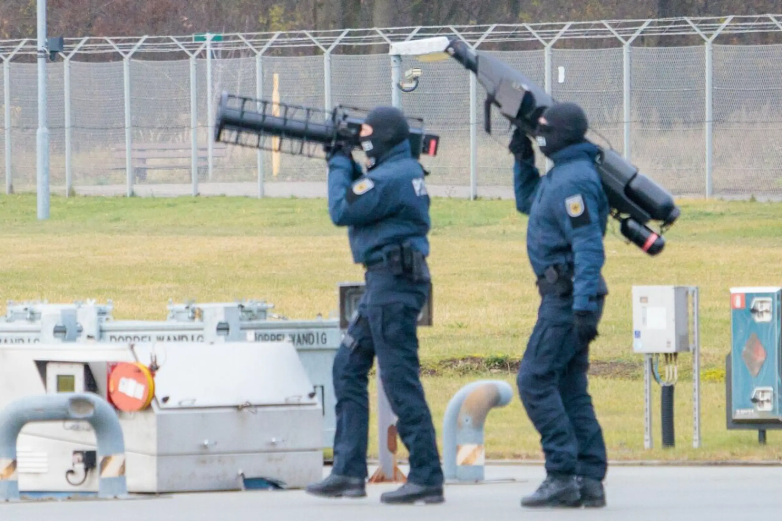 ++ ARCHIVBILD ++ Drohnenabwehreinheit der deutschen Bundespolizei soll größer werden