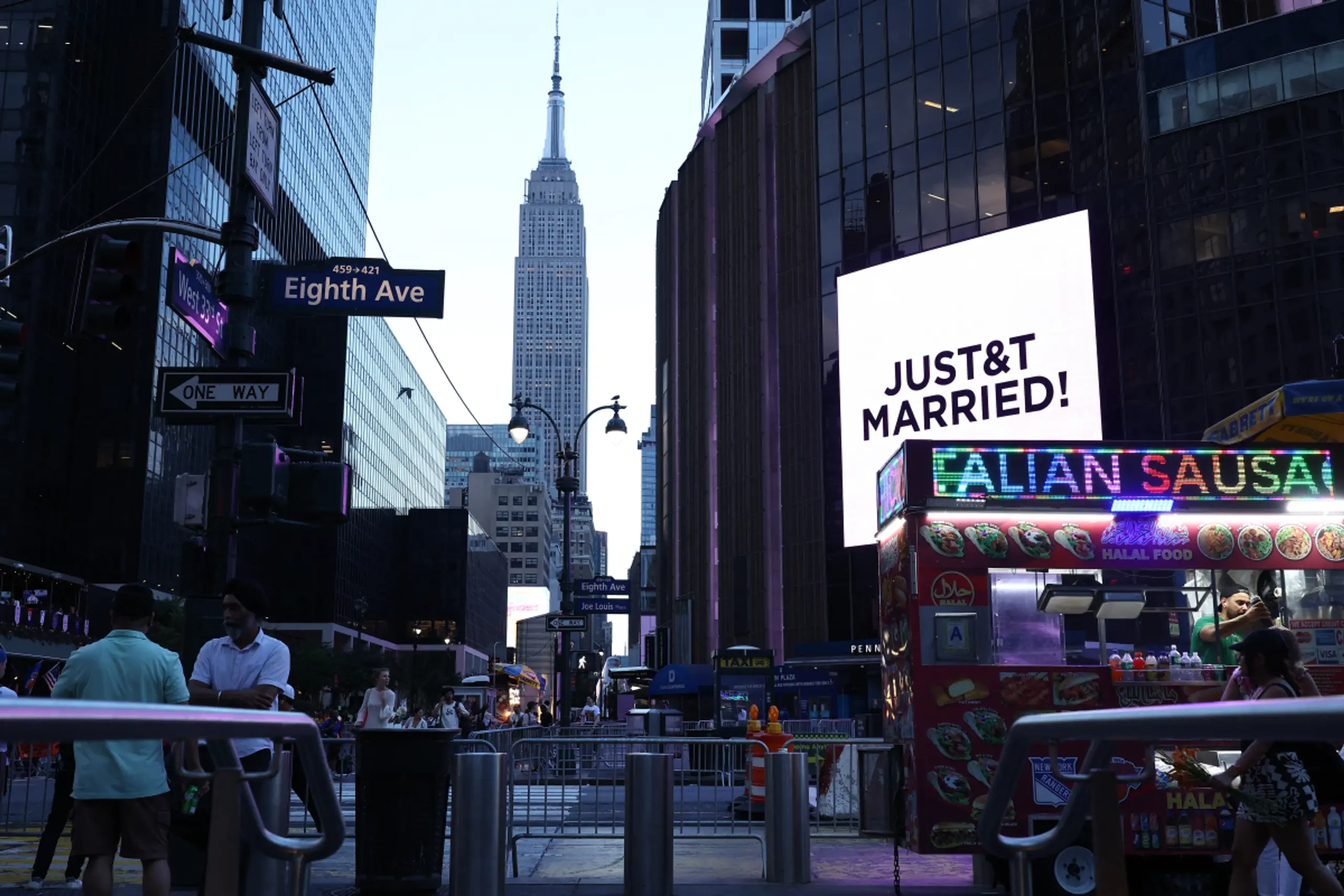 "JUST&T MARRIED!" am 3. Juli in New York