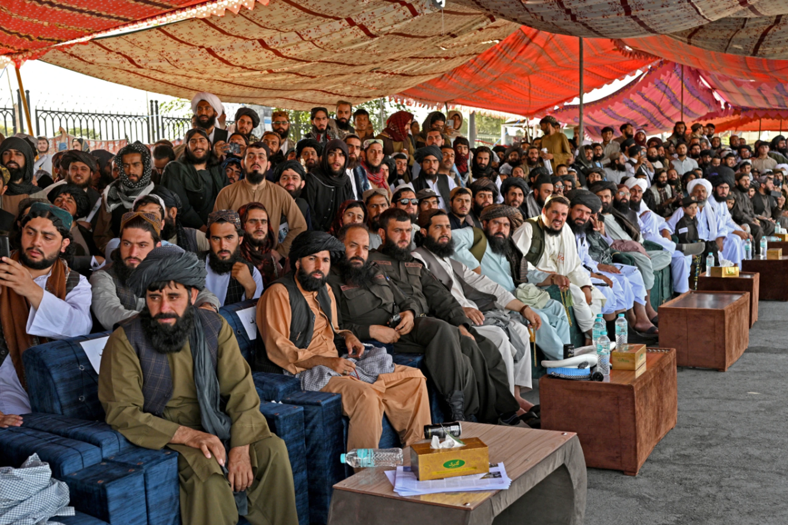 Taliban-Vertreter bei Feiern zum 5. Jahrestag der Machtübernahme