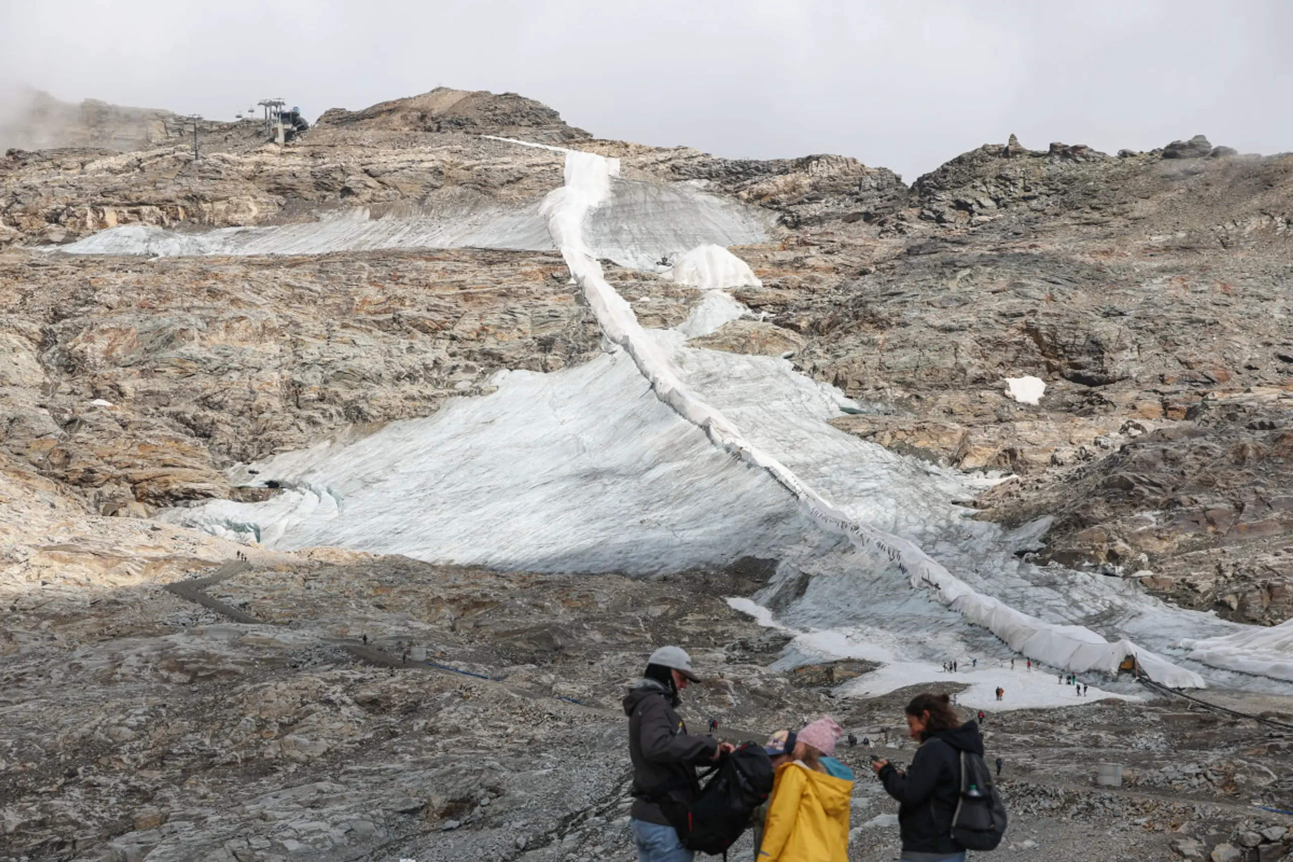 Gletscherschwund zeigt sich am Mölltaler Gletscher besonders drastisch