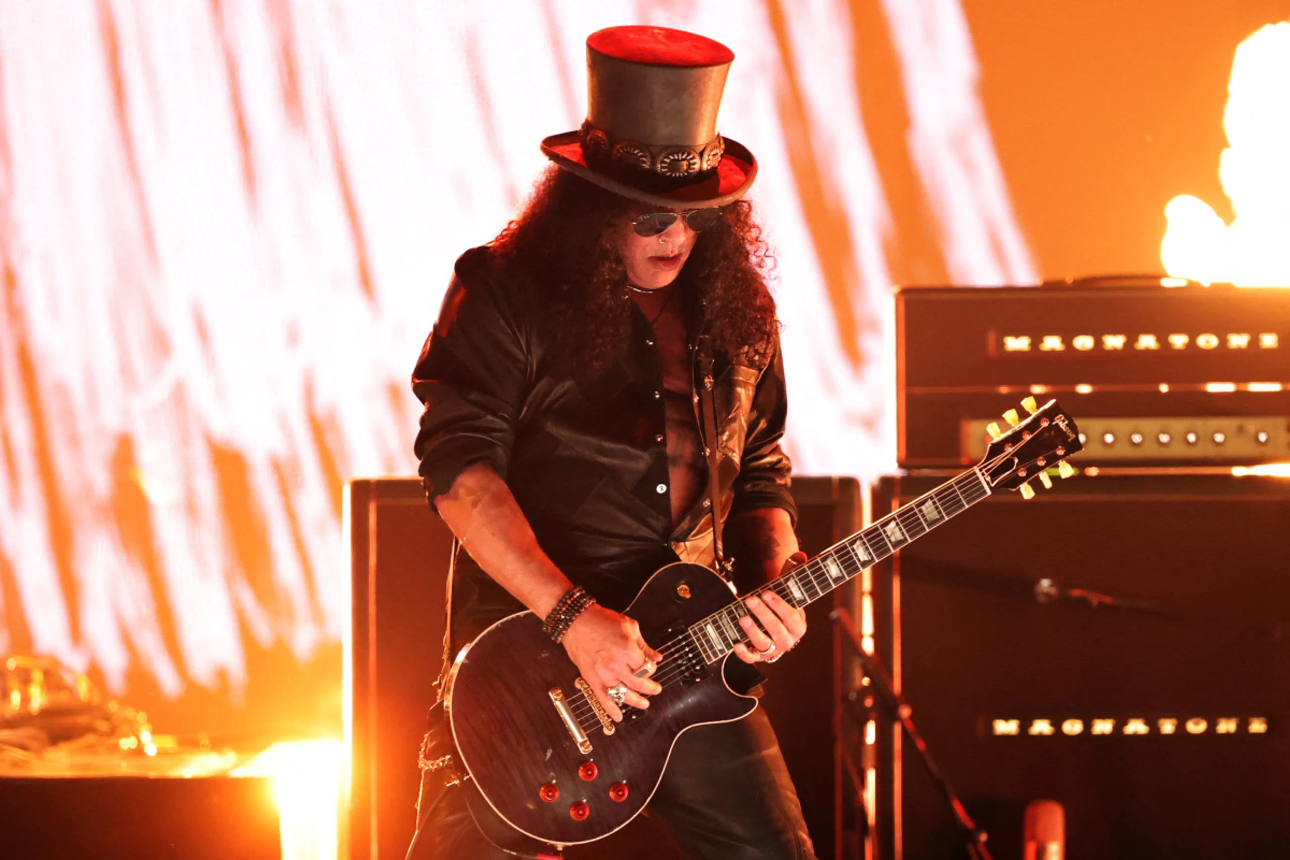 Musiker Slash ist ein Reptilienliebhaber