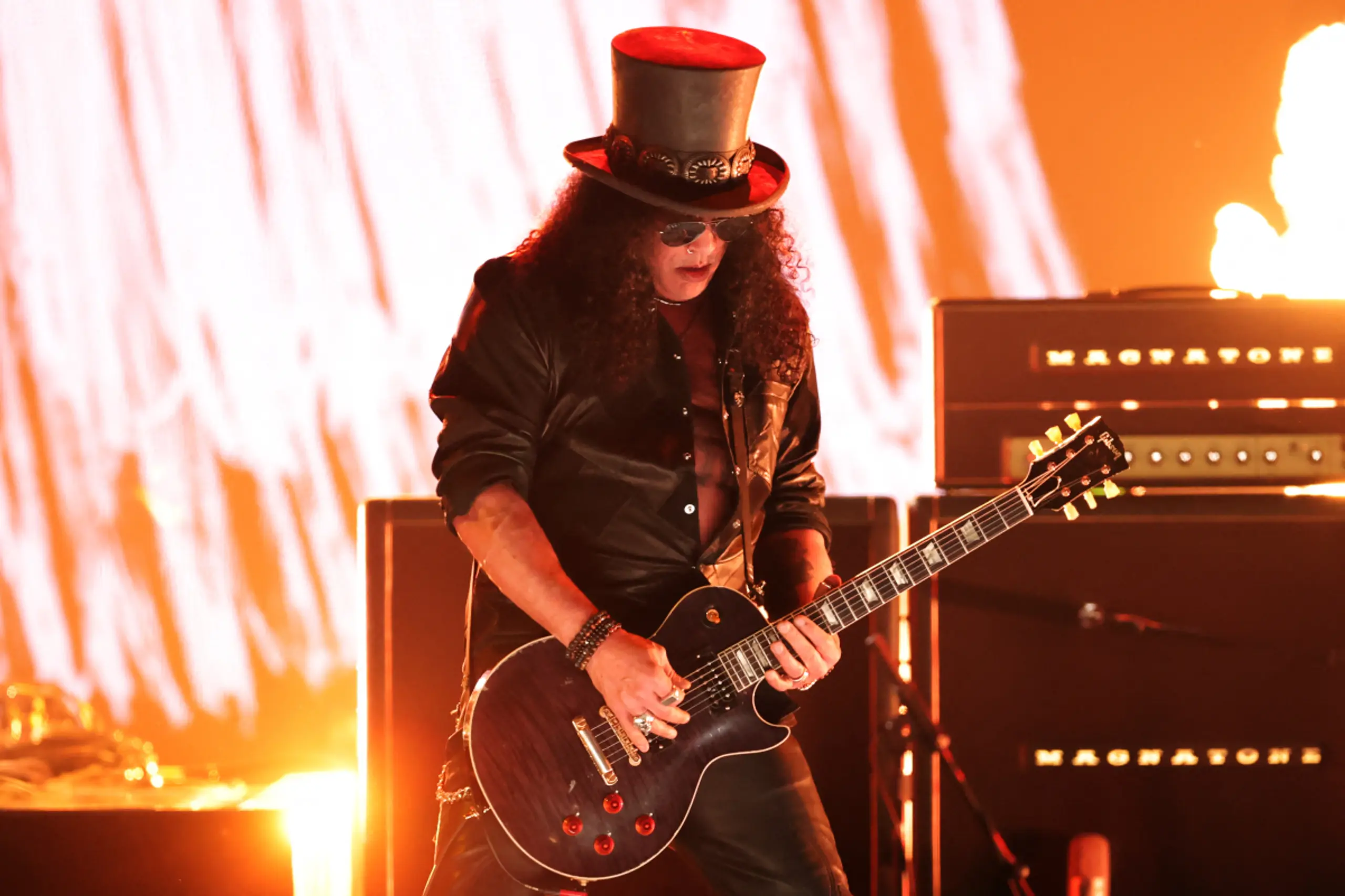 Musiker Slash ist ein Reptilienliebhaber