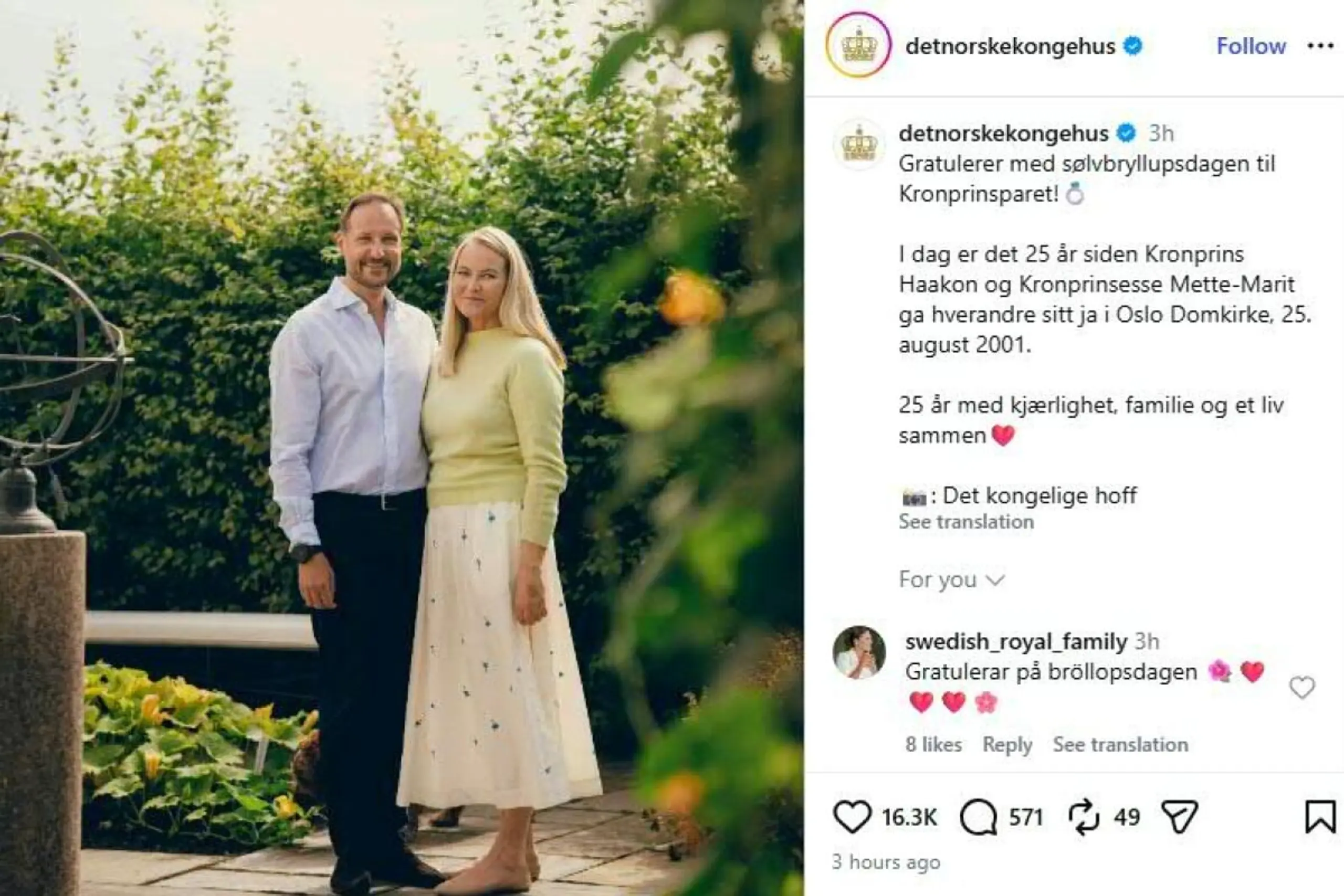 "25 Jahre voller Liebe, Familie und einem gemeinsamen Leben"