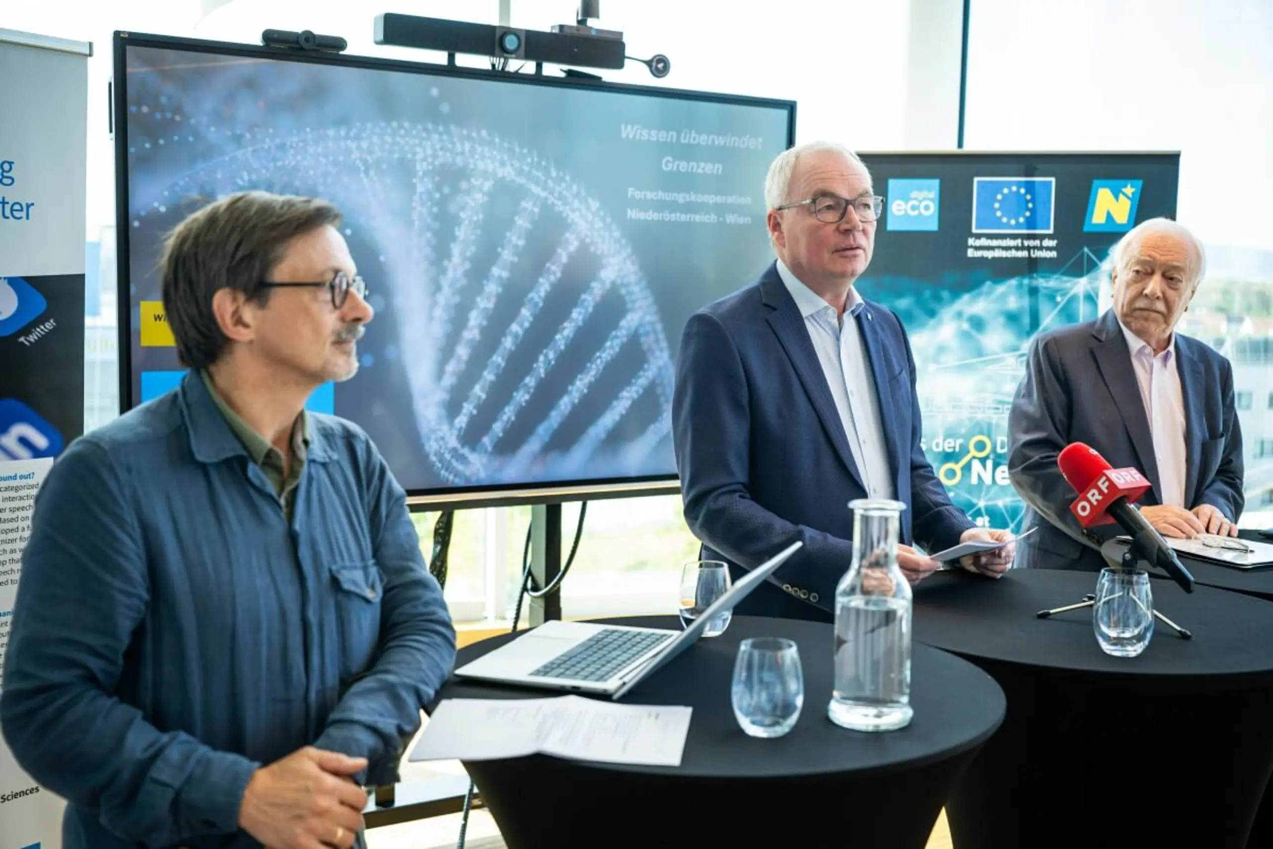 (v.l.) Michael Stampfer, Stephan Pernkopf und Michael Häupl