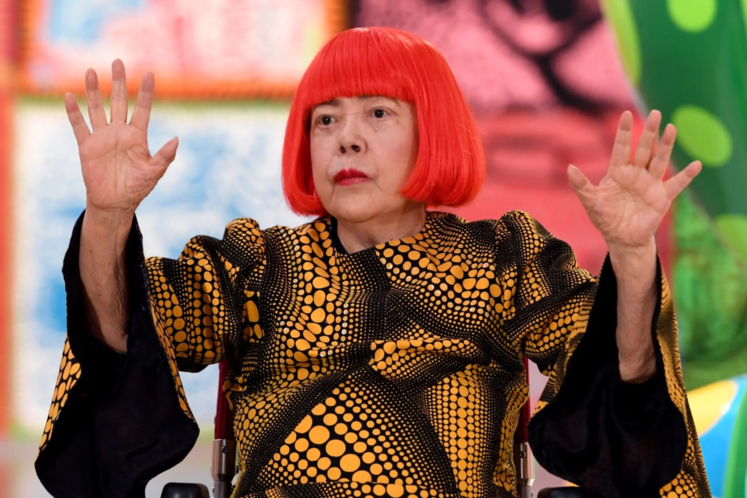 Die japanische Künstlerin wurde bekannt mit ihren "Polka Dots"