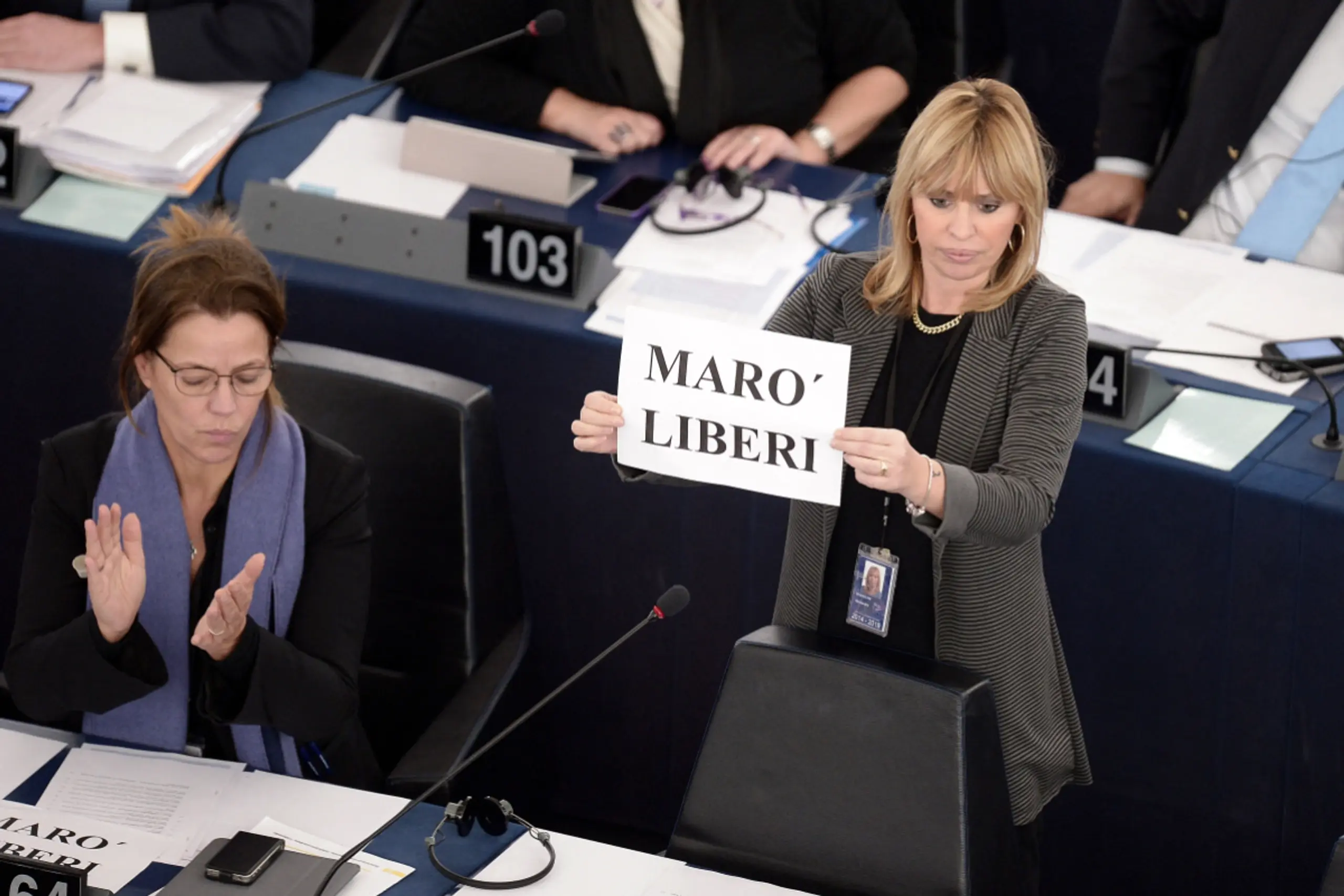 Alessandra Mussolini war viele jahre lang politisch aktiv