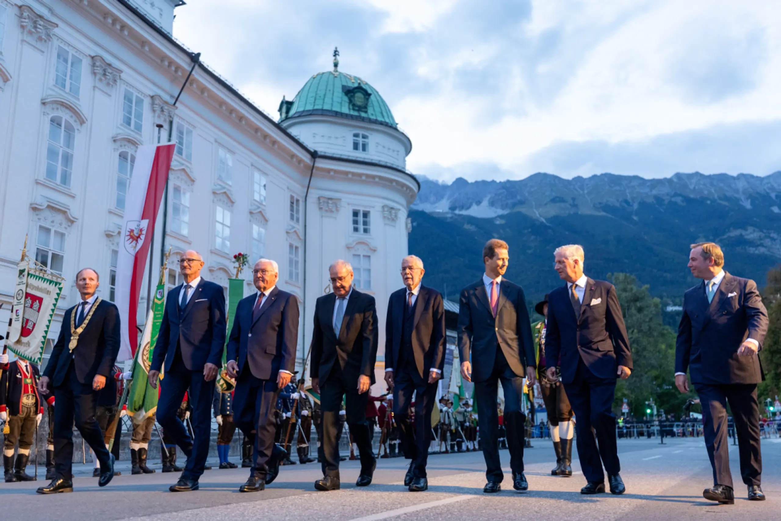 Am Dienstag gab es in Innsbruck einen "landesüblichen Empfang"