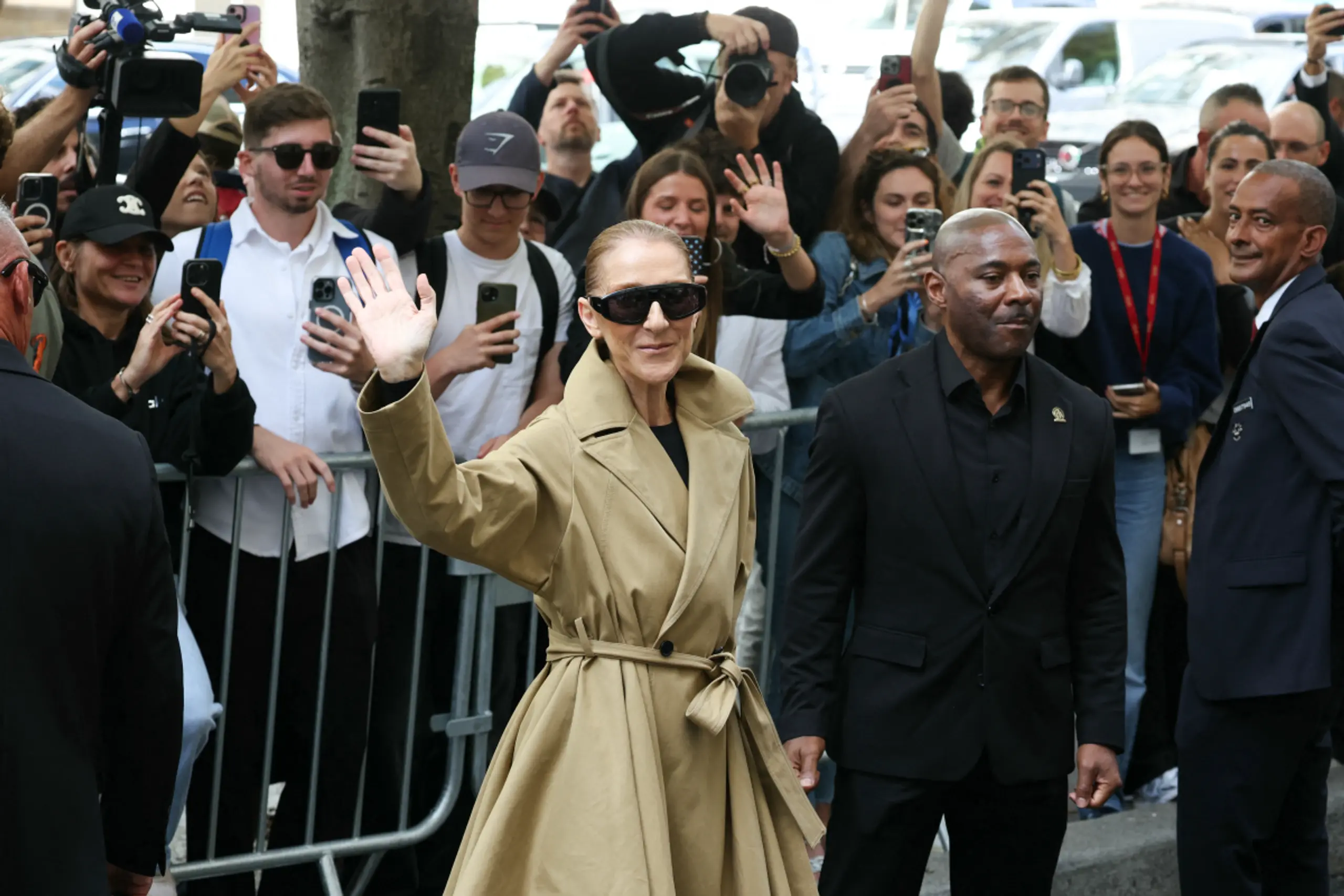 Celine Dion mit Fans