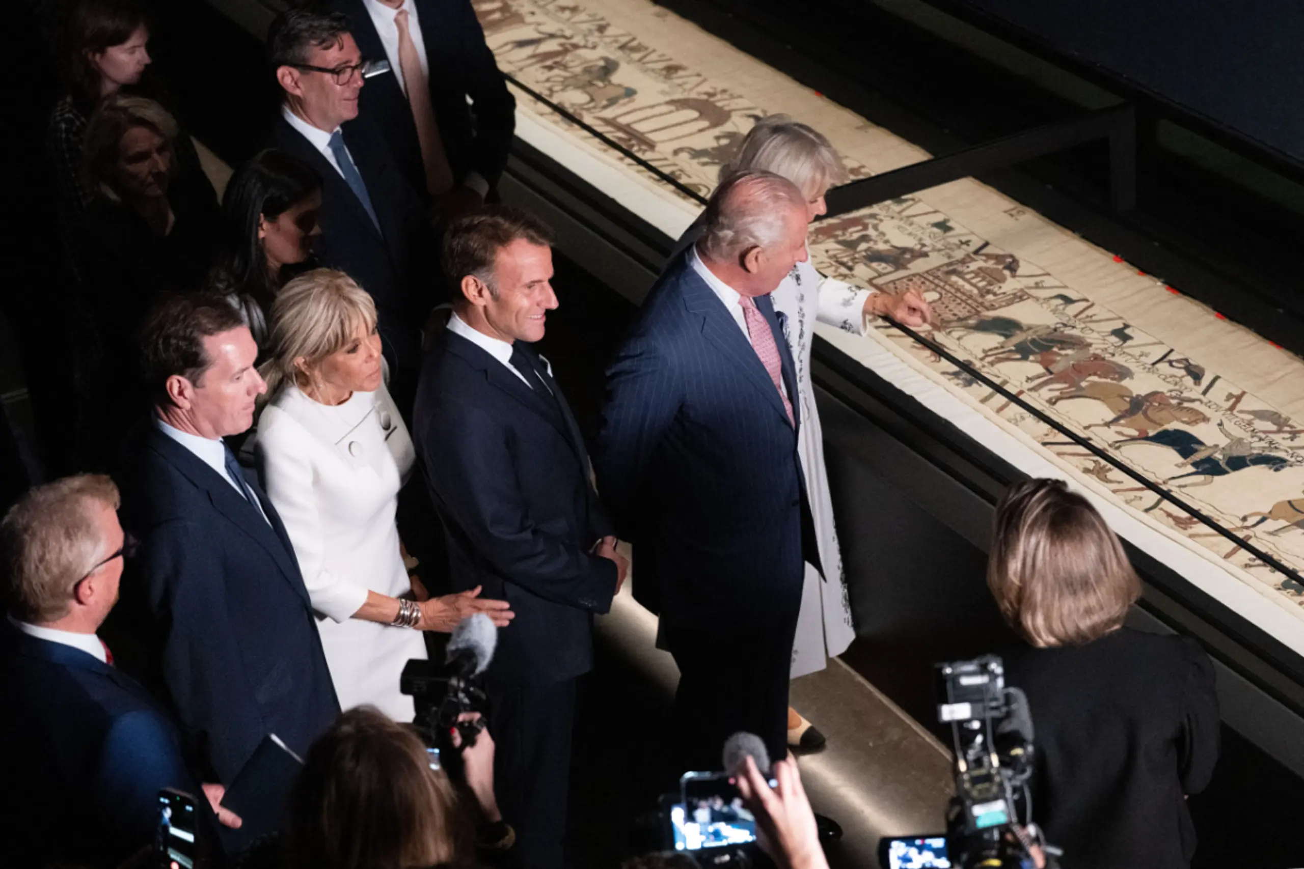 Allerhöchste Bewunderung für den Teppich von Bayeux
