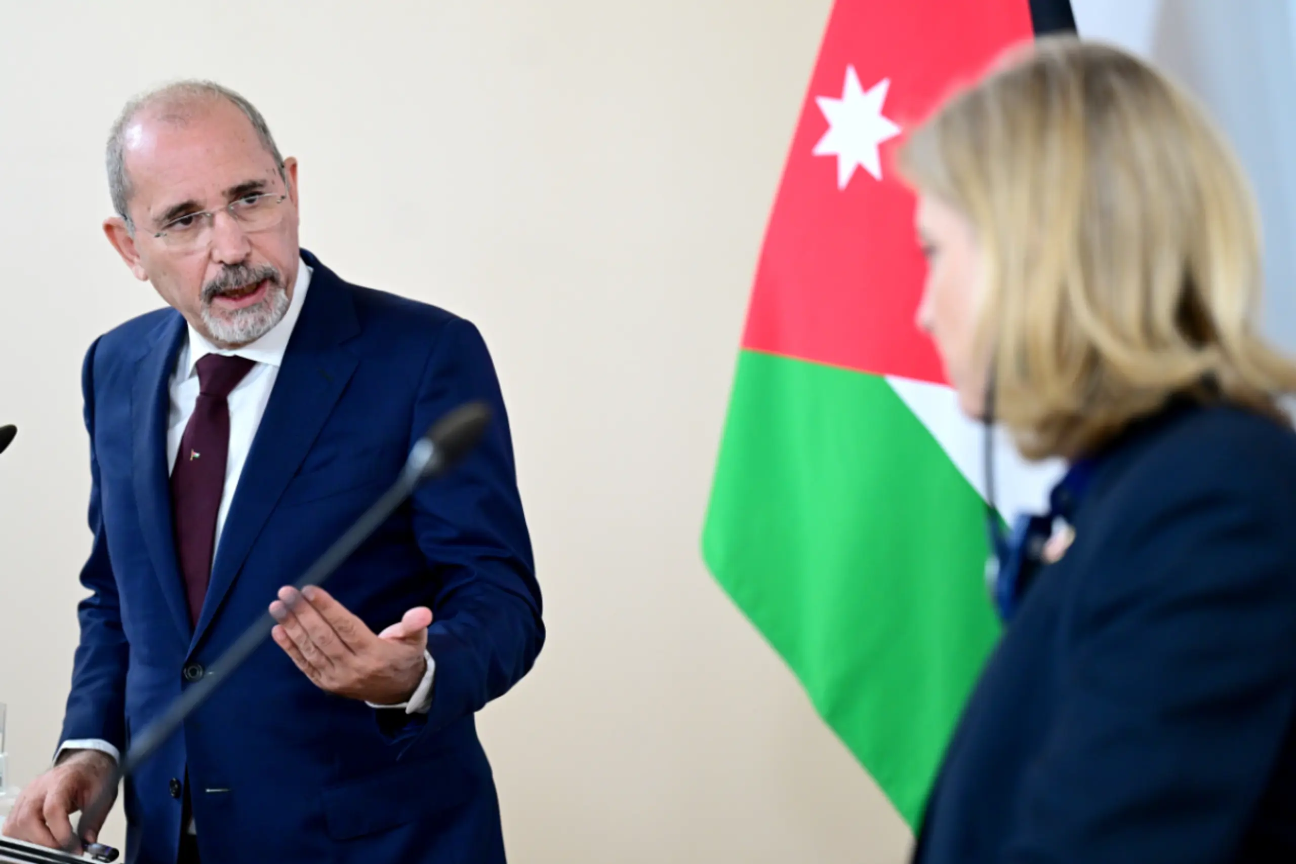 Meinl-Reisinger empfing Jordaniens Vizepremier Safadi in Wien