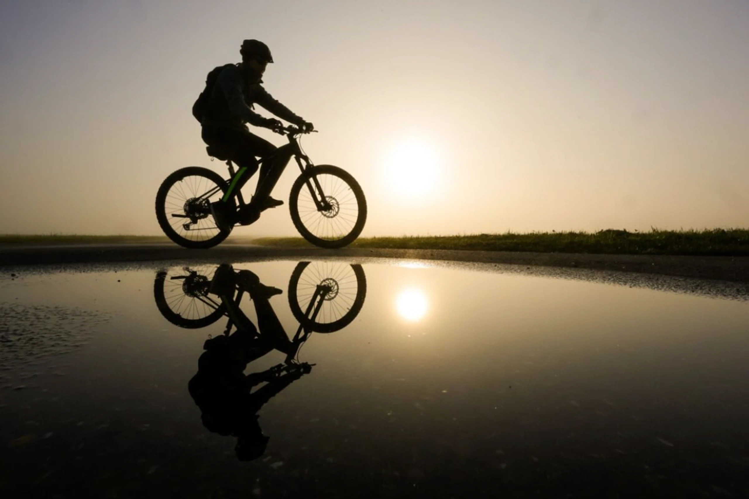 90 Prozent der Menschen mit Fahrrad unterwegs