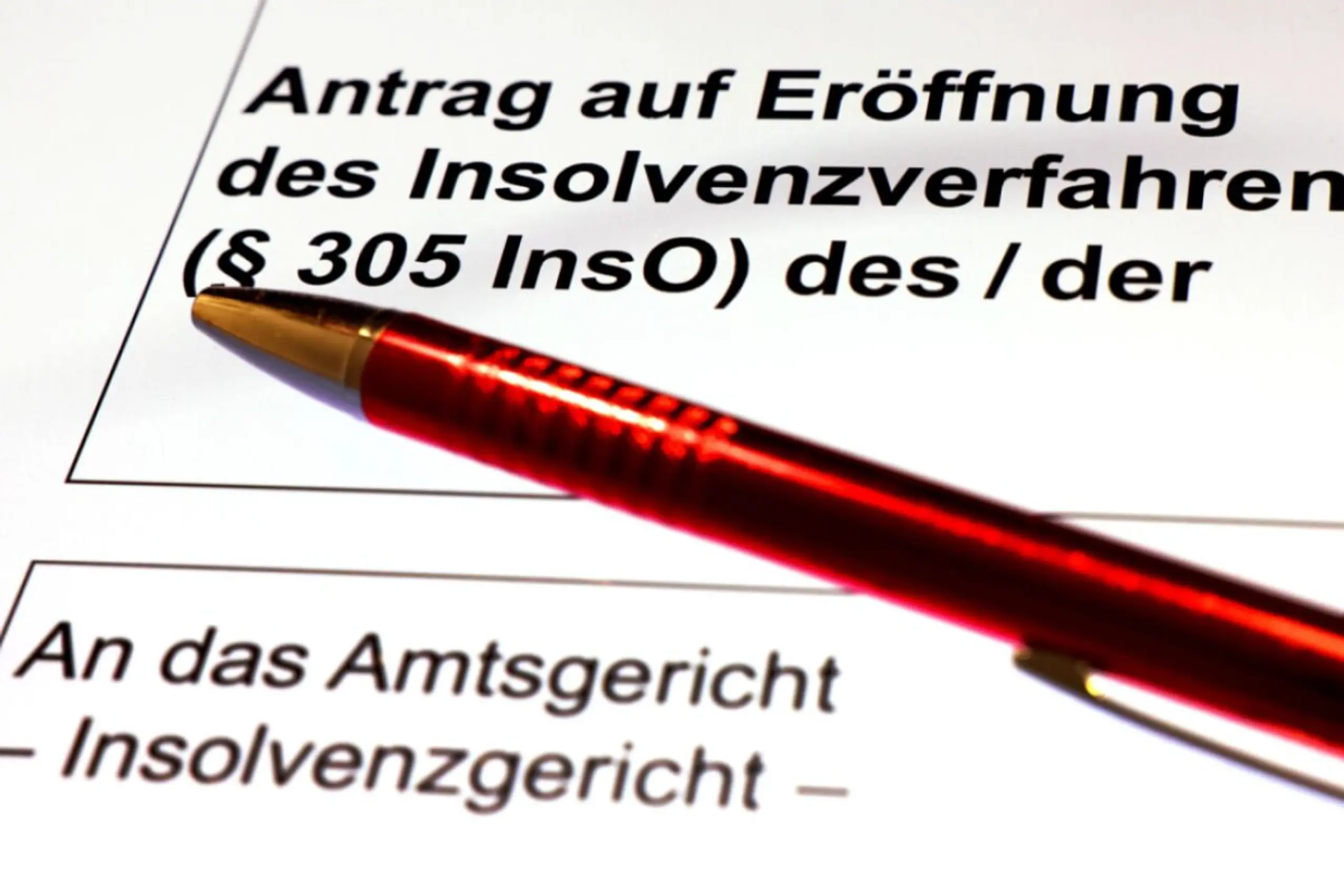 Insolvenz-Antrag (Symbolbild)