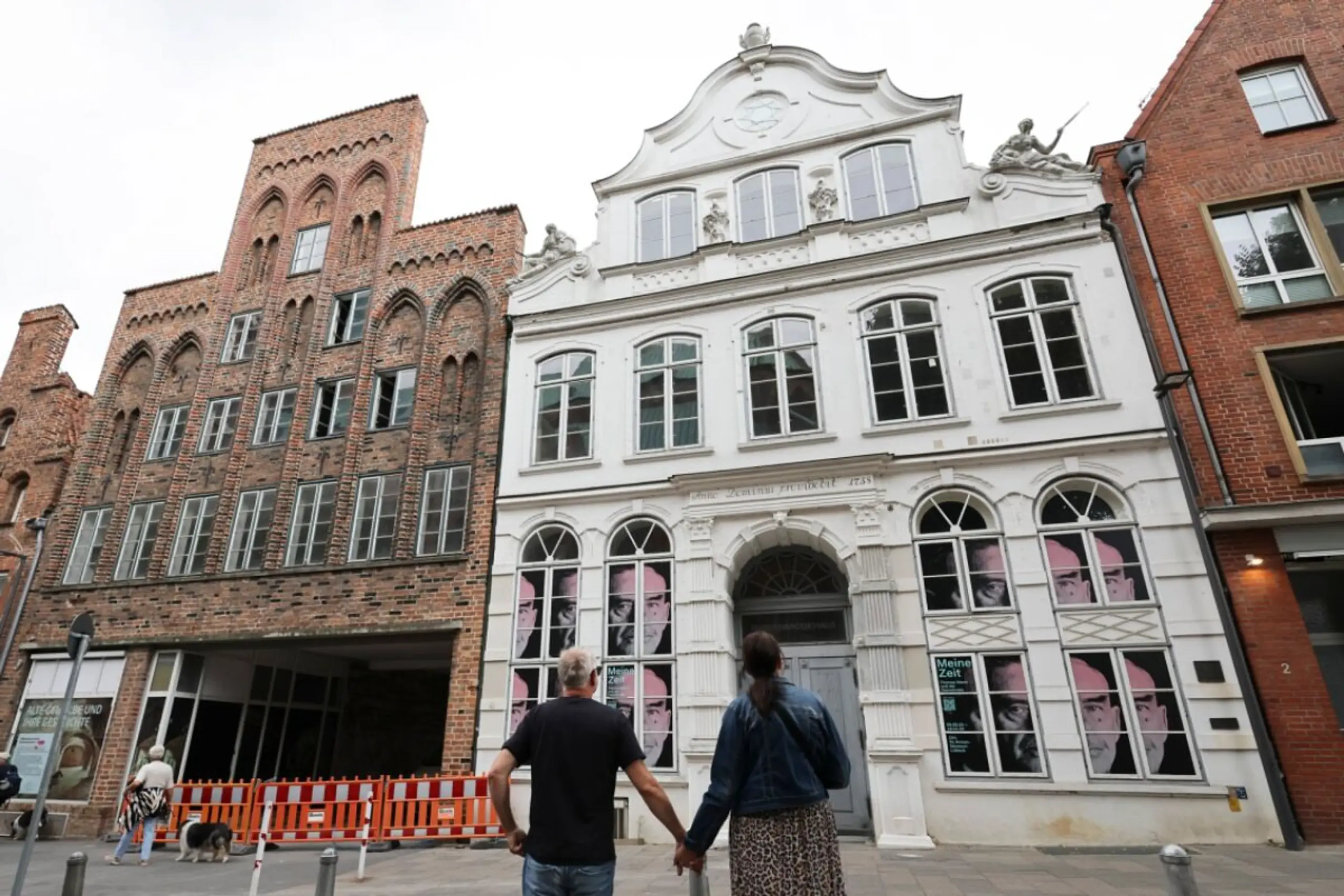 Das geschlossene Buddenbrookhaus in Lübeck