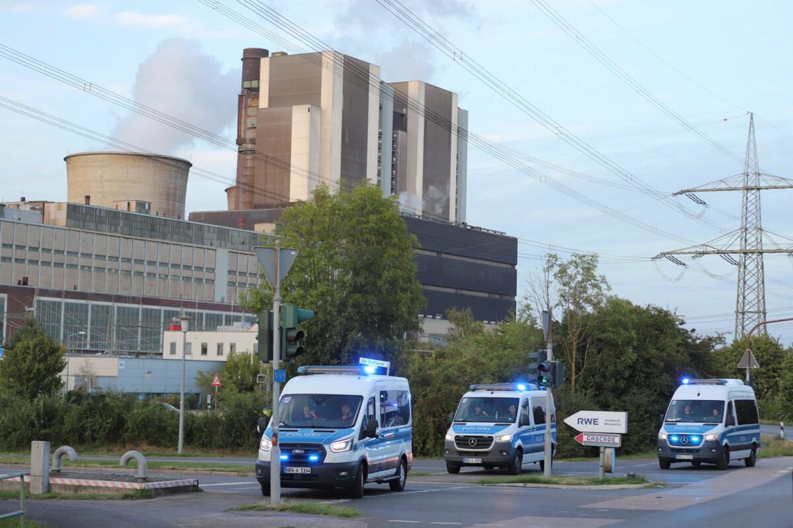 Die Polizei ist weiter im Einsatz