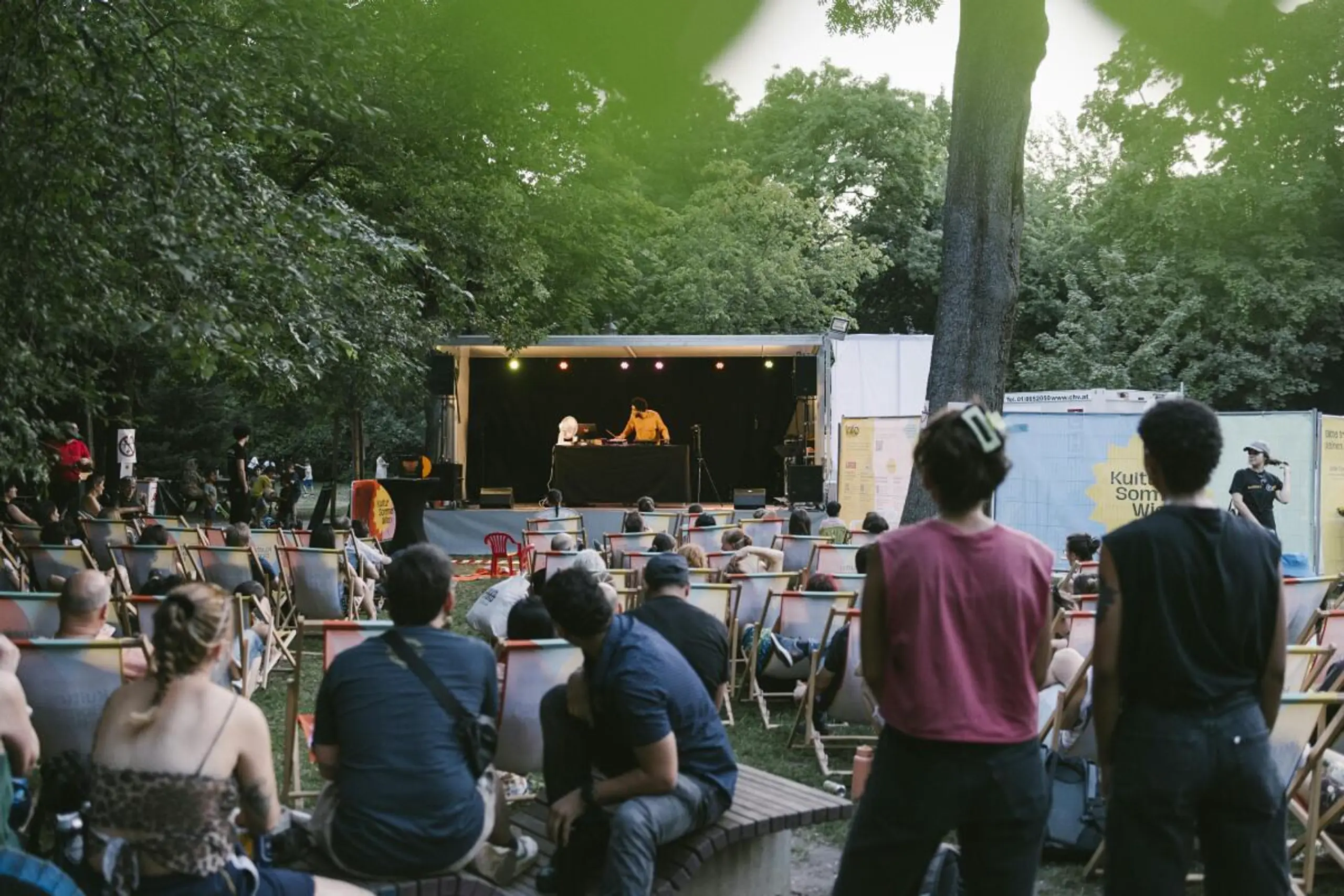 Der Kultursommer bespielte auch den Waldmüllerpark in Favoriten