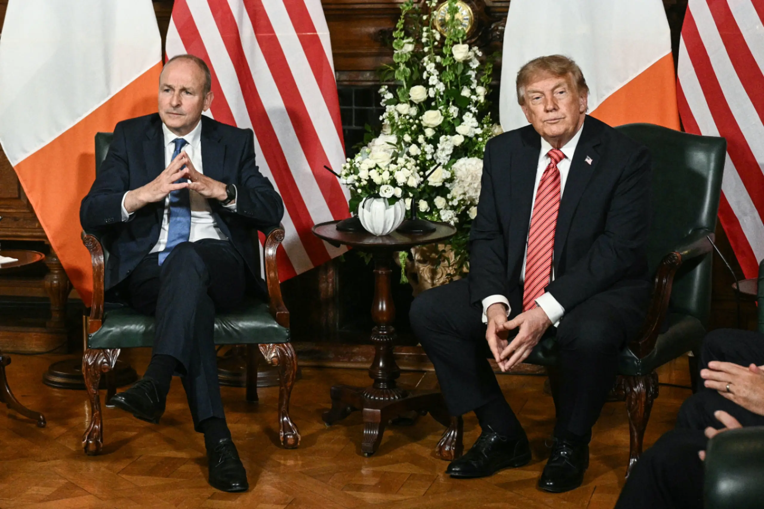 Trump konferierte in Dublin mit Premier Martin