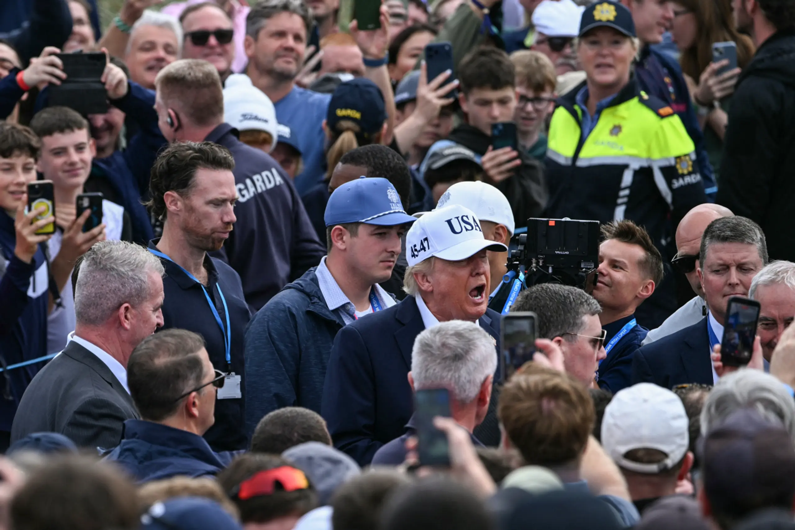 US-Präsident Donald Trump bei "Irish Open"-Golfturnier