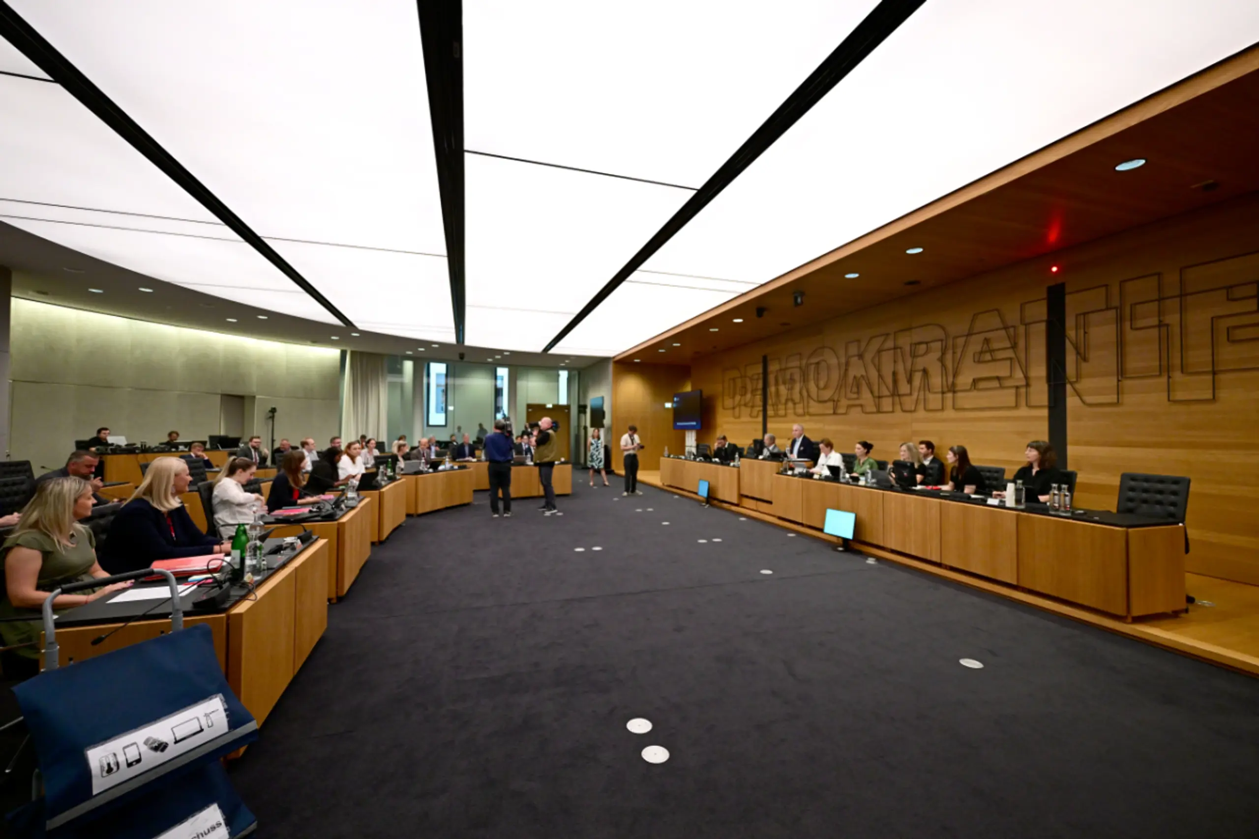 Der U-Ausschuss-Sitzungssaal im Parlament
