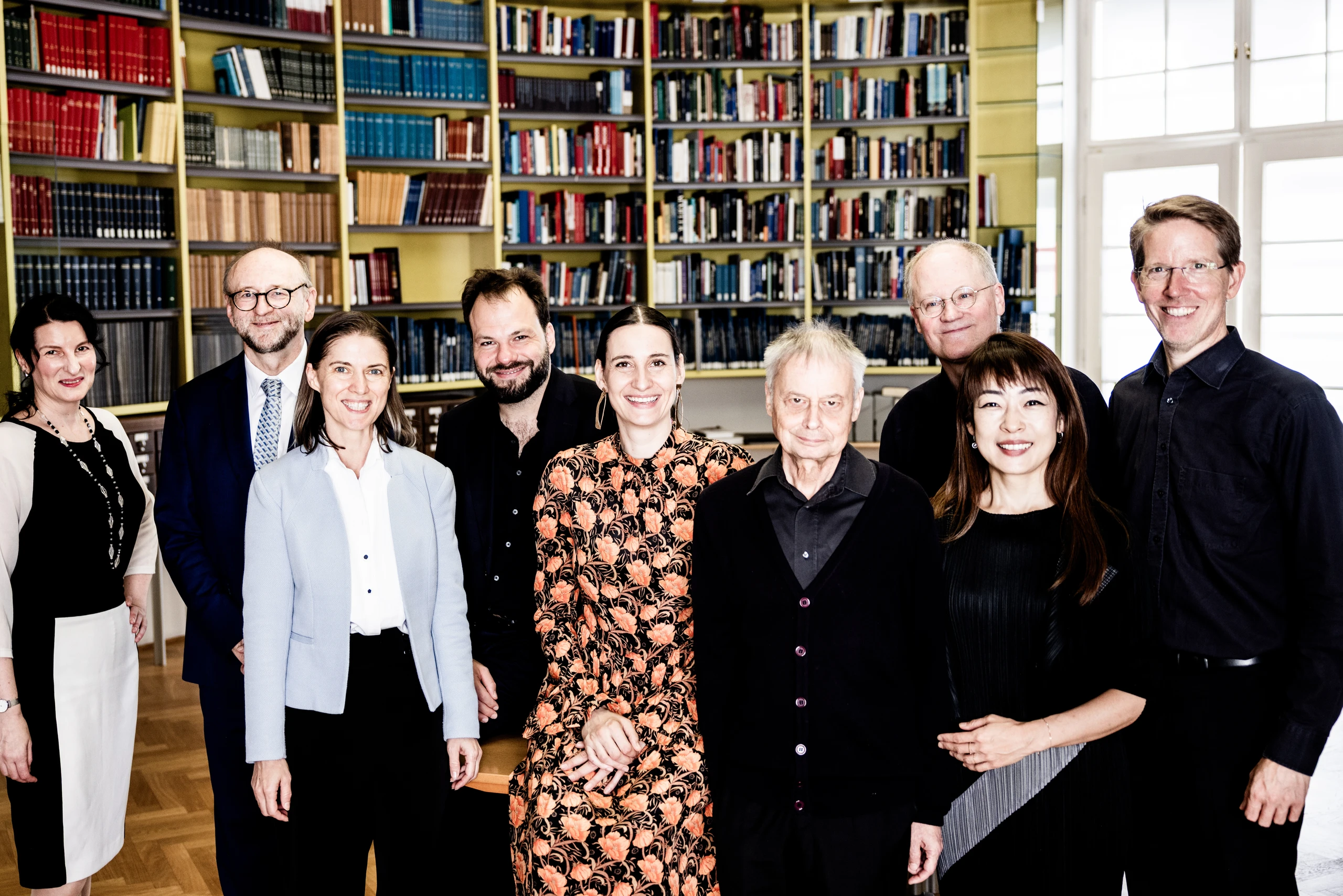 Ulrike Anton (Direktorin Arnold Schönberg Center), Botschafter der Tschechischen Republik Jiří Šitler und seine Gattin Irina, Petr Popelka und Christine Bock, HABE Quartett (Ai Miwa Violine, Johannes Flieder Viola,  Michael Vogt Violoncello, Alexander Burggasser Violine