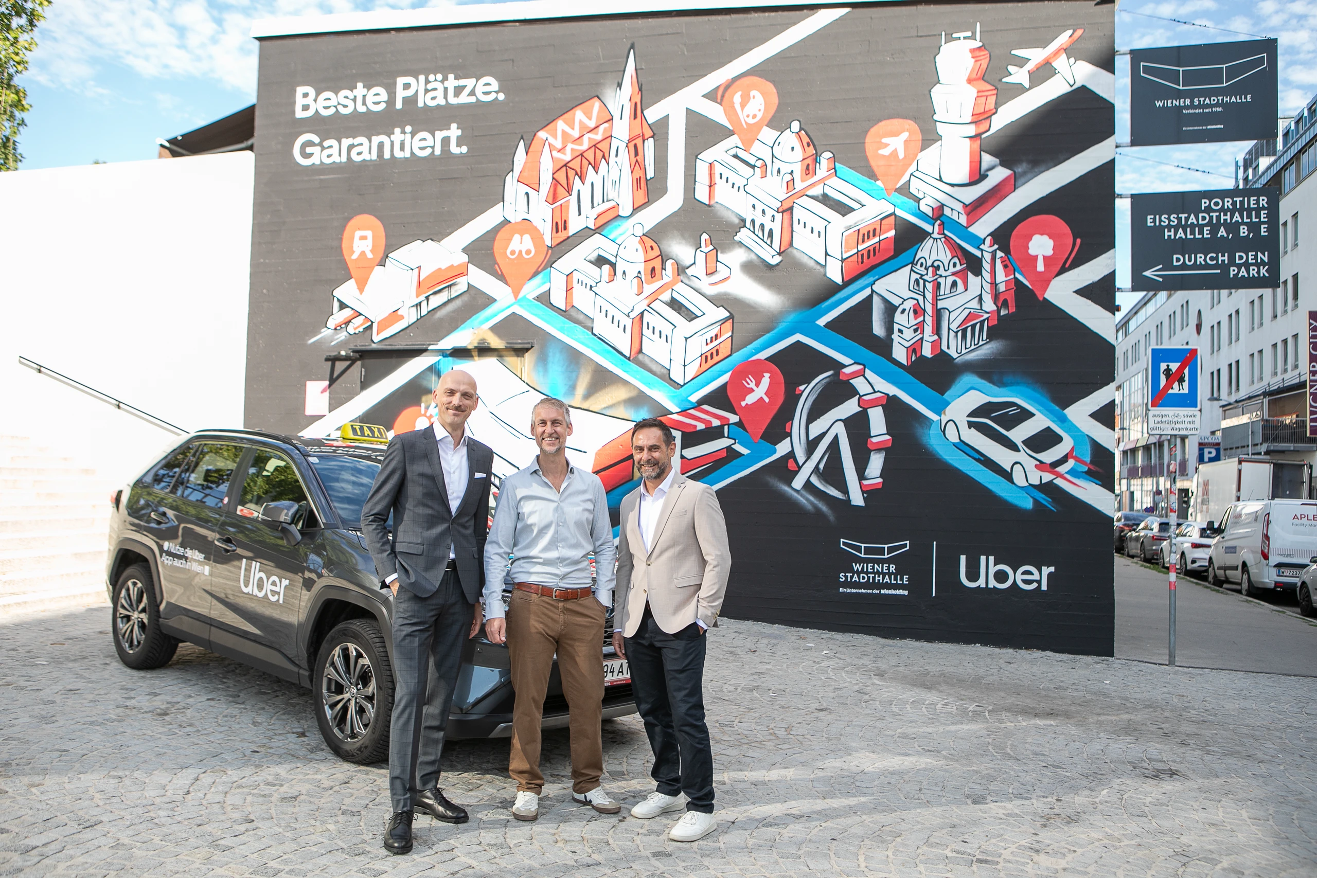 Uber wird offizieller Mobilitätspartner der Wiener Stadthalle