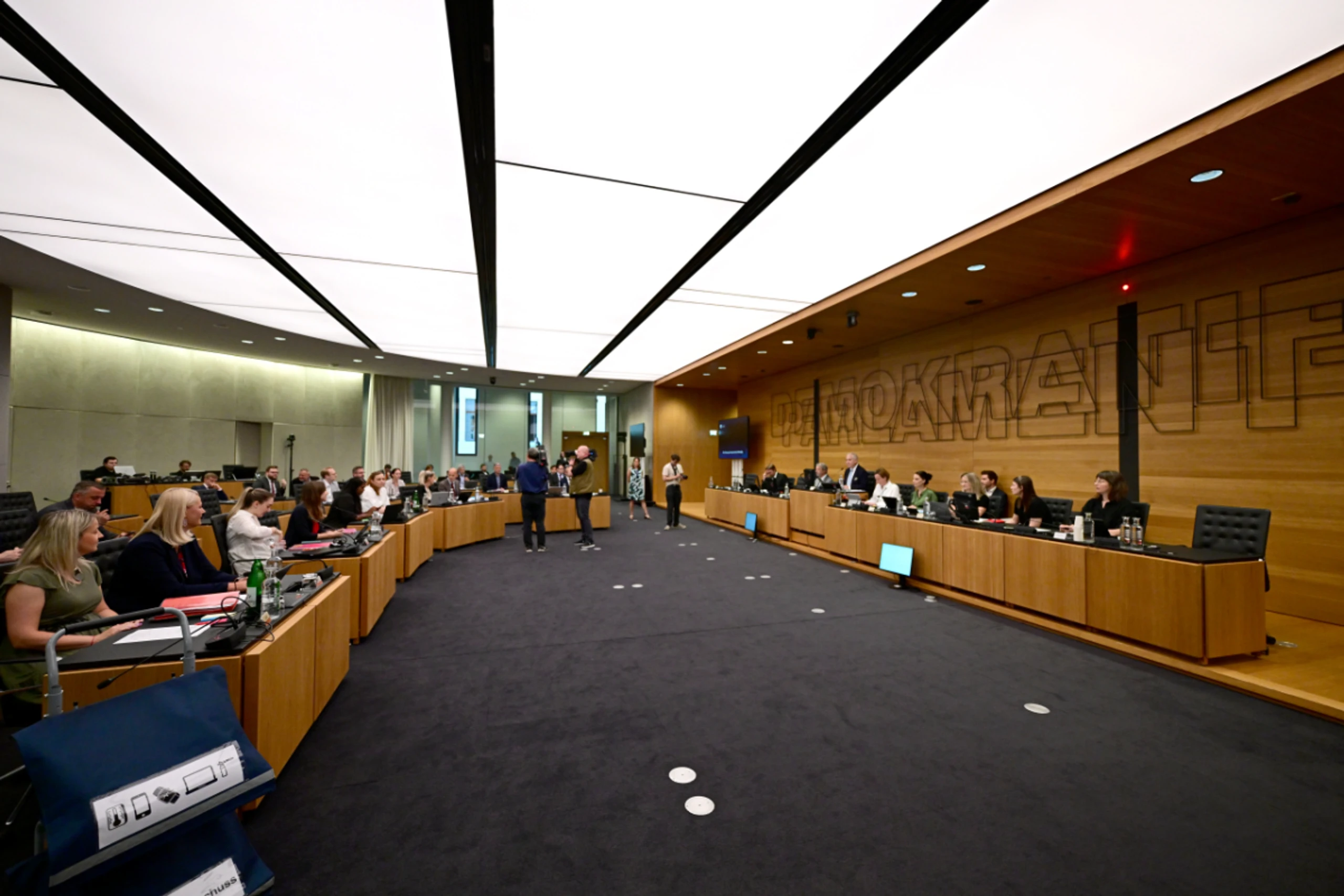 Der U-Ausschuss-Sitzungssaal im Parlament