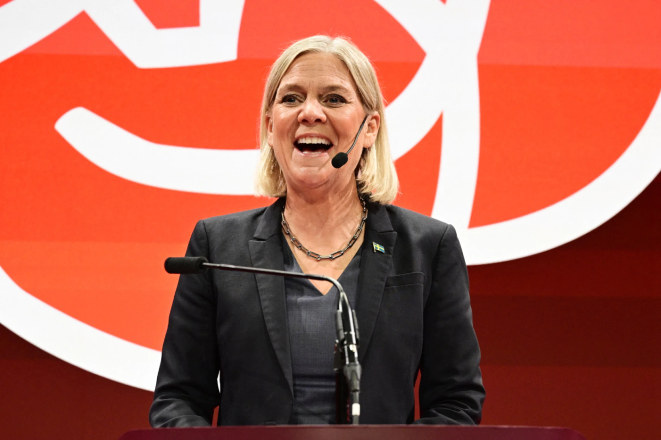 Oppositionsführerin Magdalena Andersson