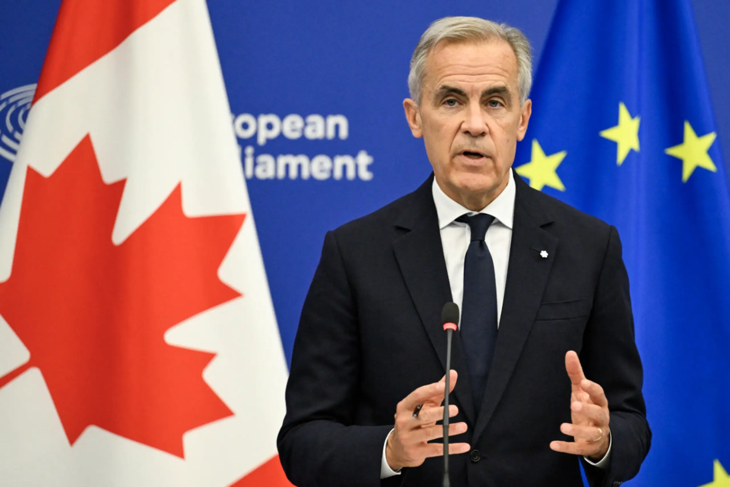 Kanadas Premier Carney im EU-Parlament