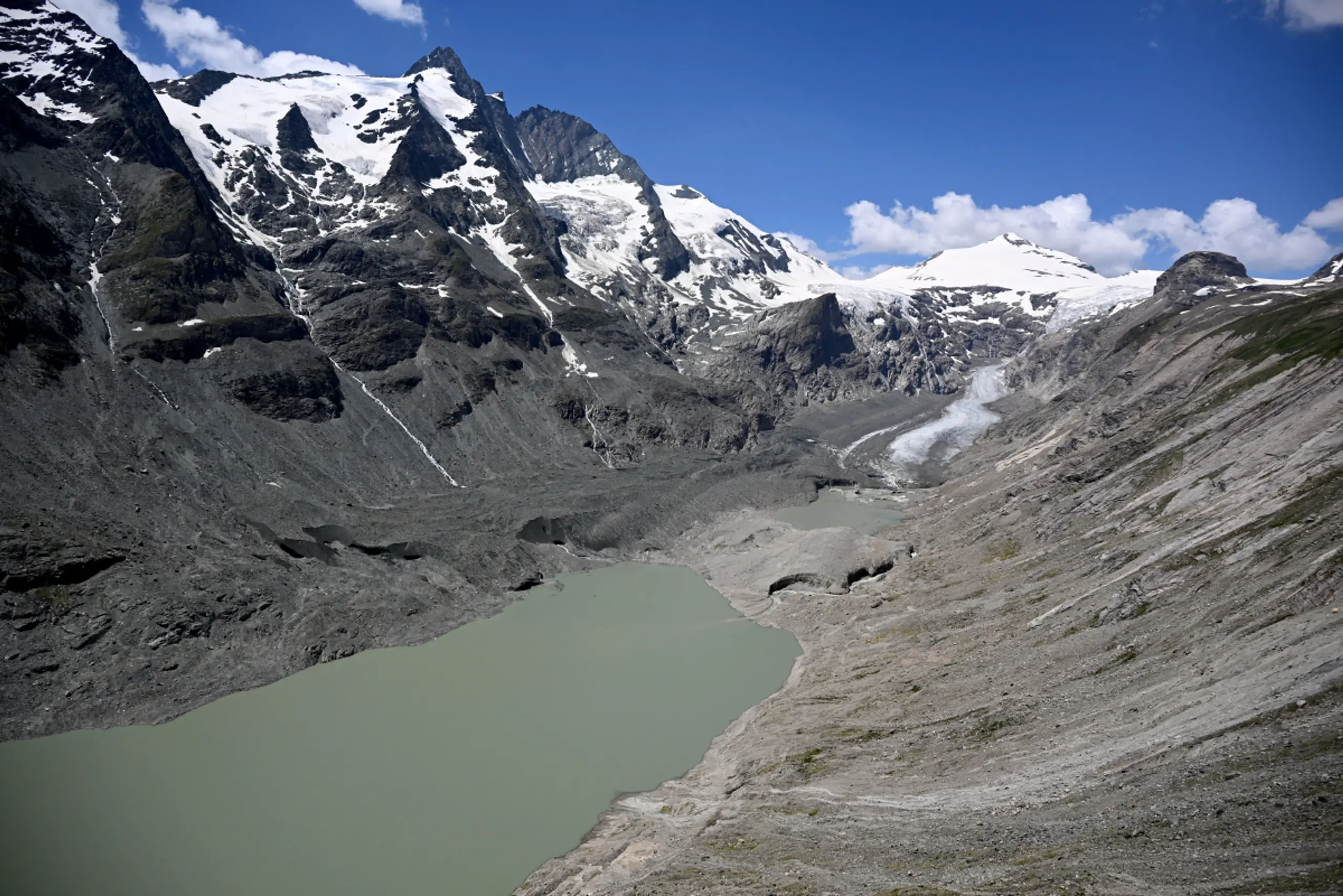 Wo früher Gletscher war, ist heute Wasser: Der Pasterzensee