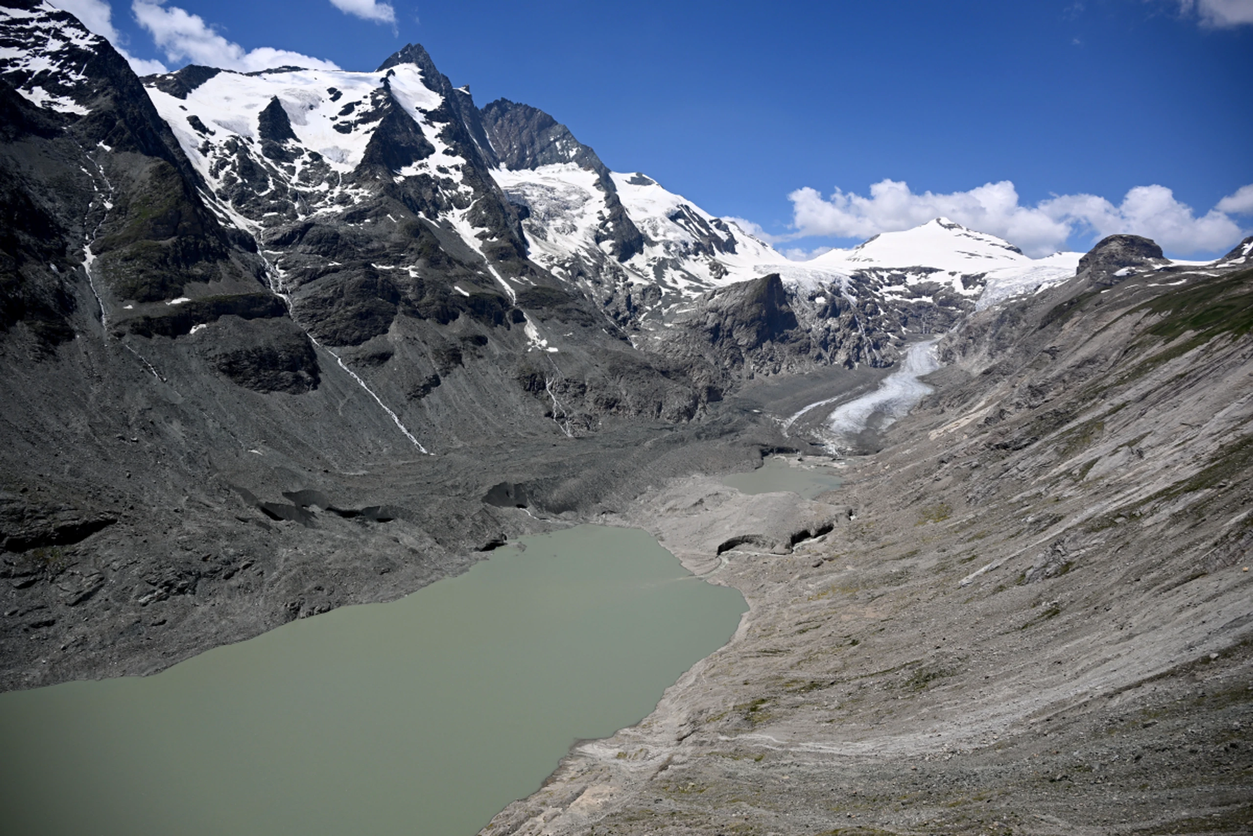 Wo früher Gletscher war, ist heute Wasser: Der Pasterzensee