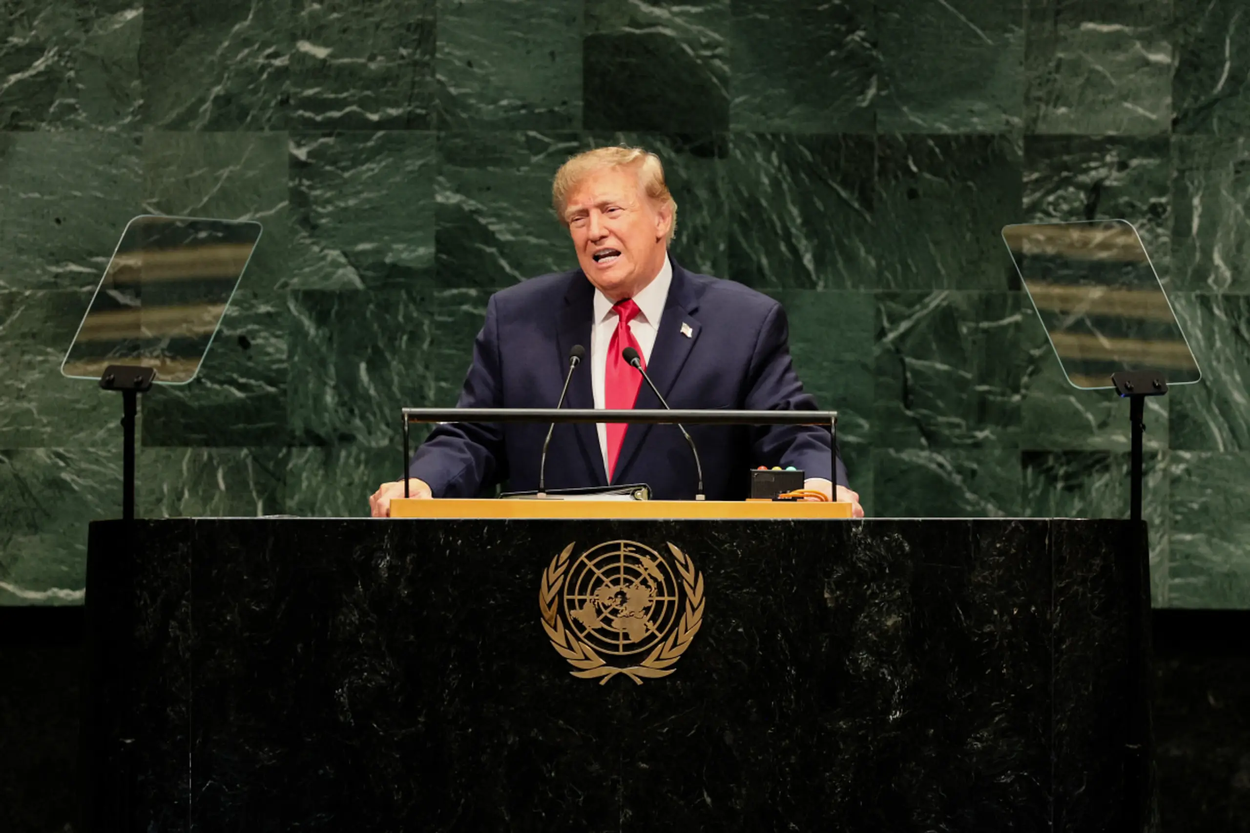 Trump bei seiner Rede vor der UNO-Vollversammlung
