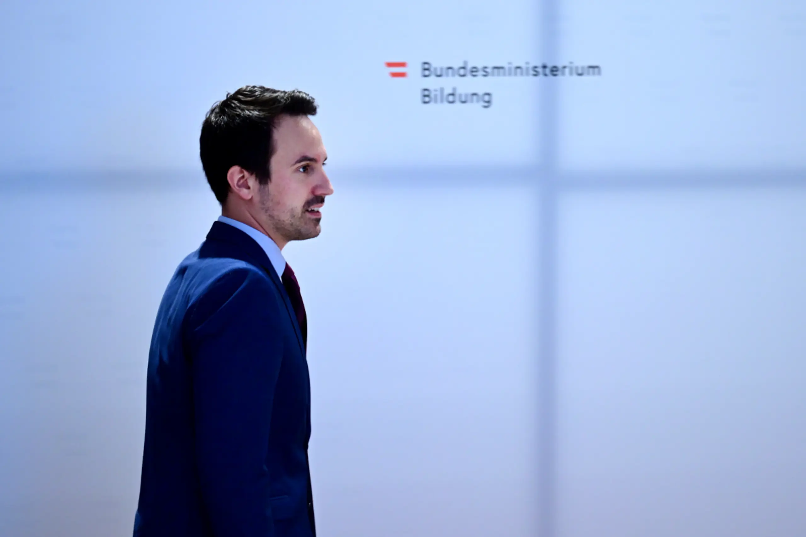 Bildungsminister Christoph Wiederkehr (NEOS) in der ORF-"Pressestunde"
