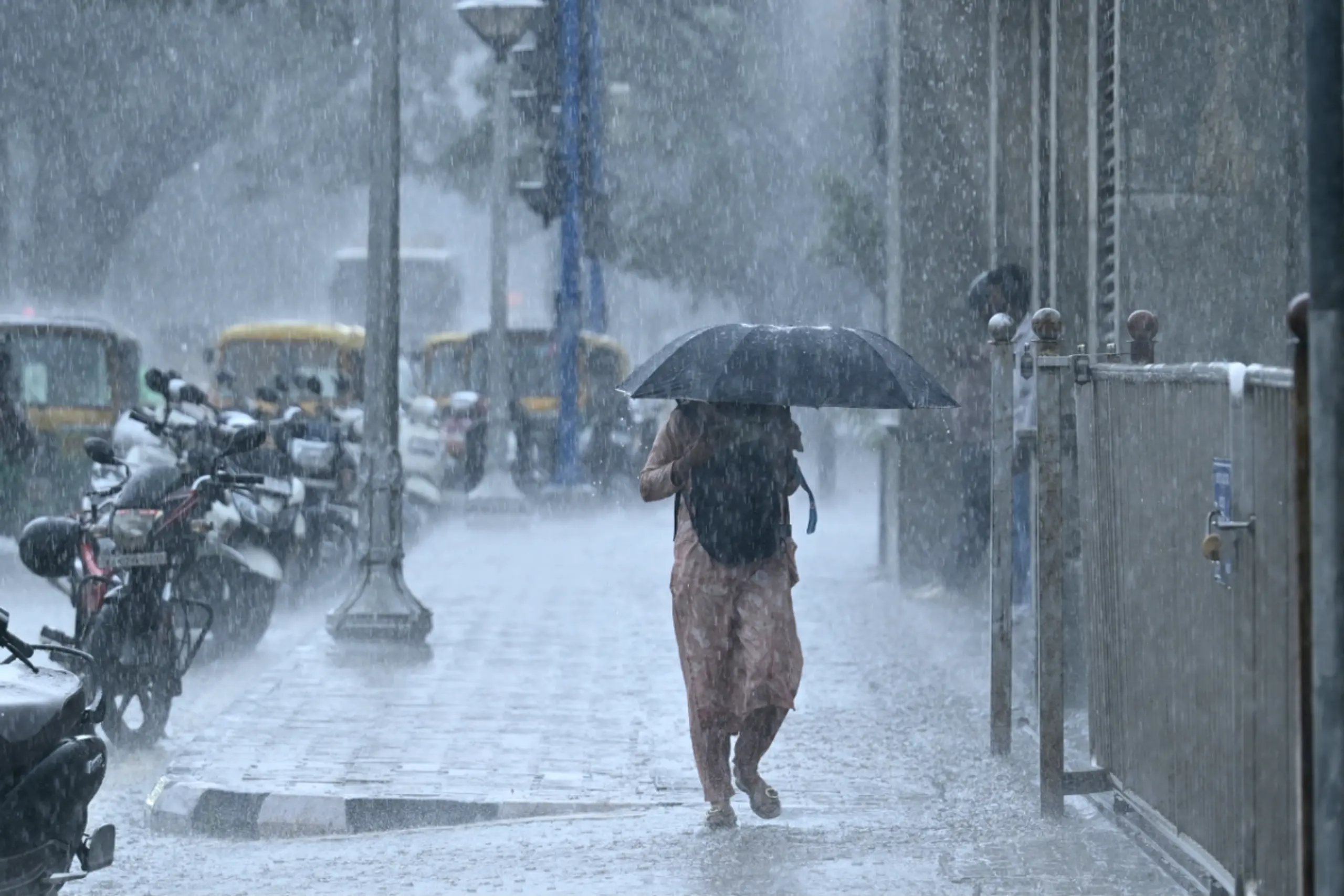In Indien fielen riesige Regenmengen