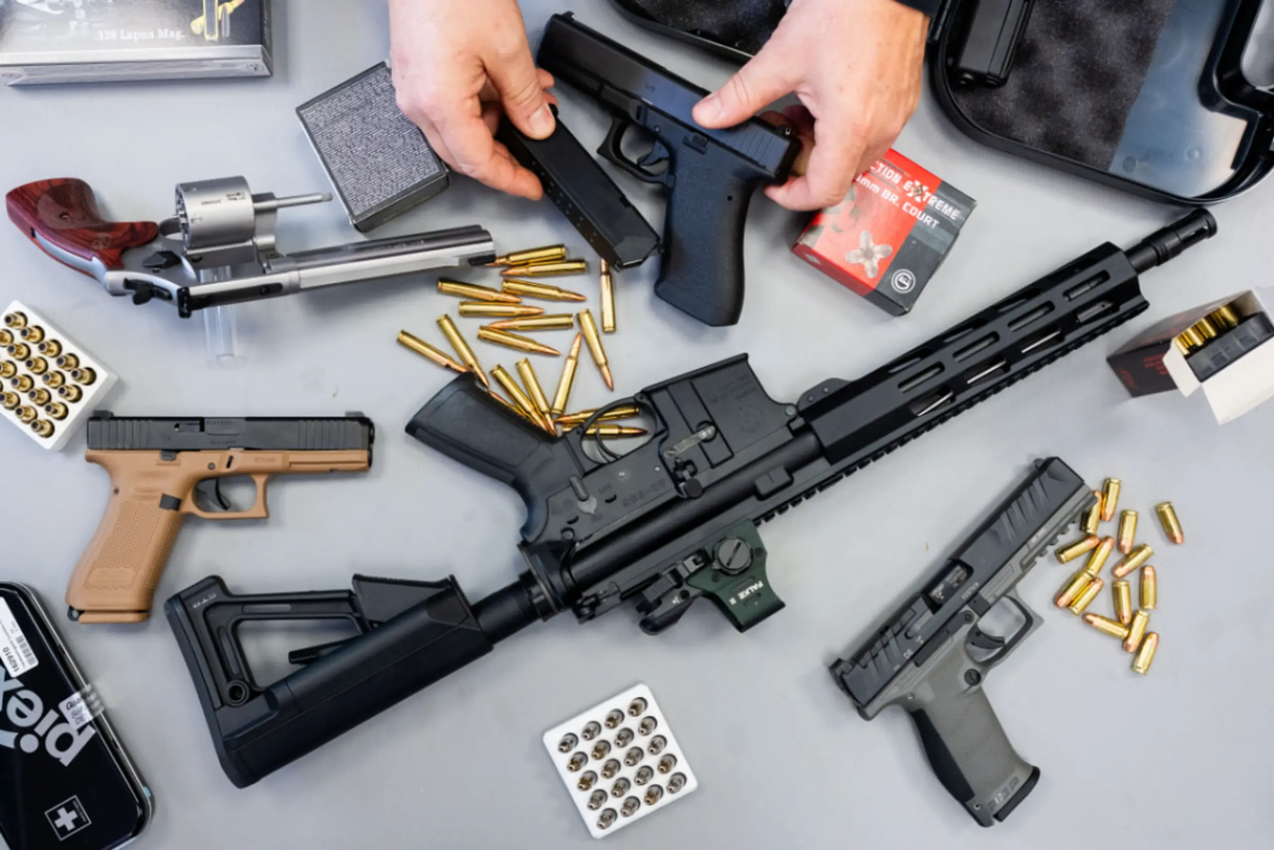 Die Zahl der registrierten Schusswaffen steigt weiter
