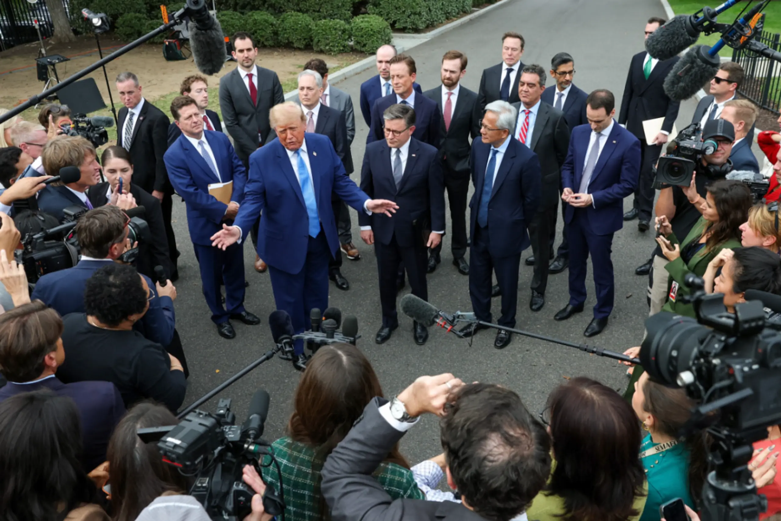 Trump nach Treffen mit Tech-Bossen