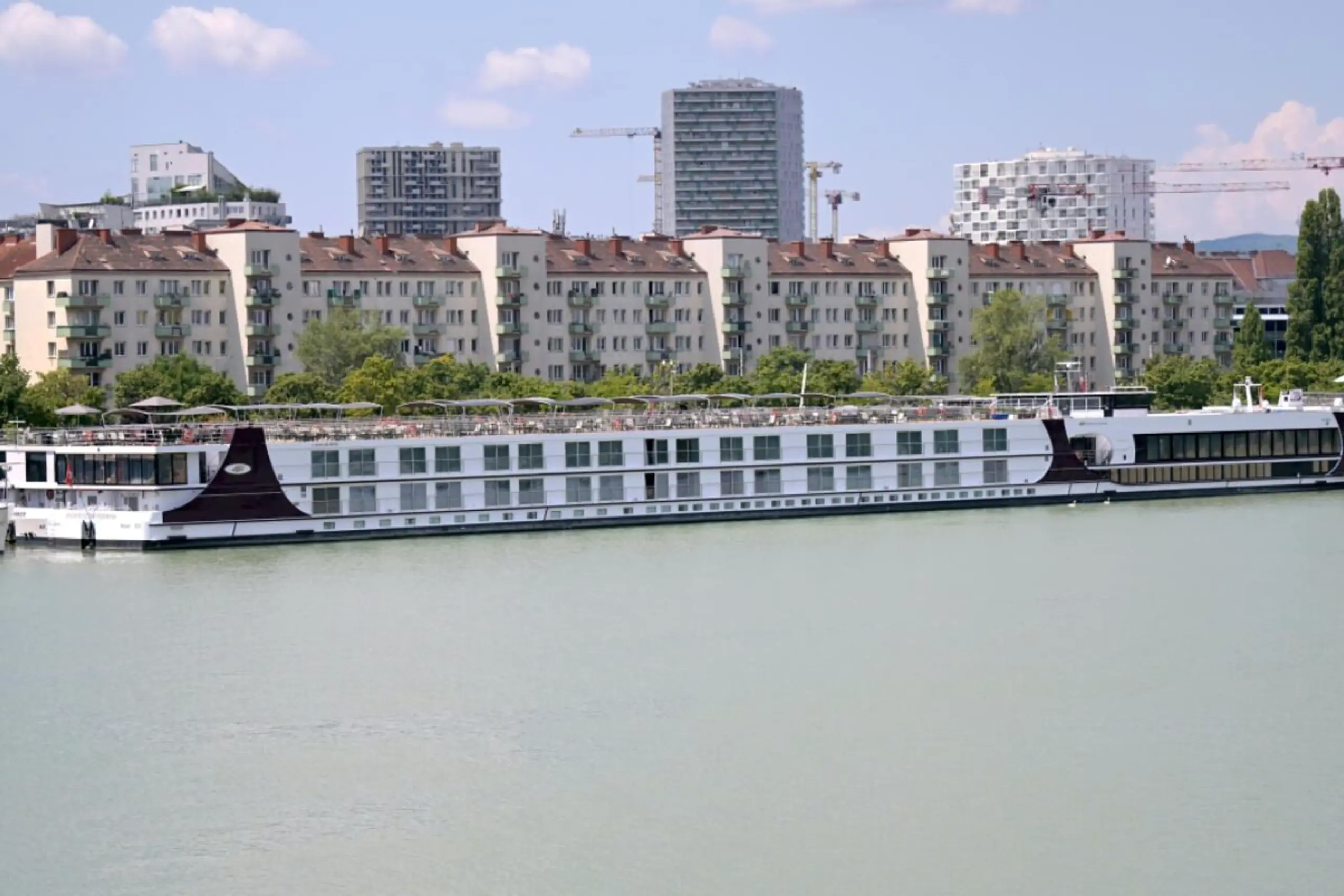 Transportaufkommen auf der Donau im Sommer um über die Hälfte geringer
