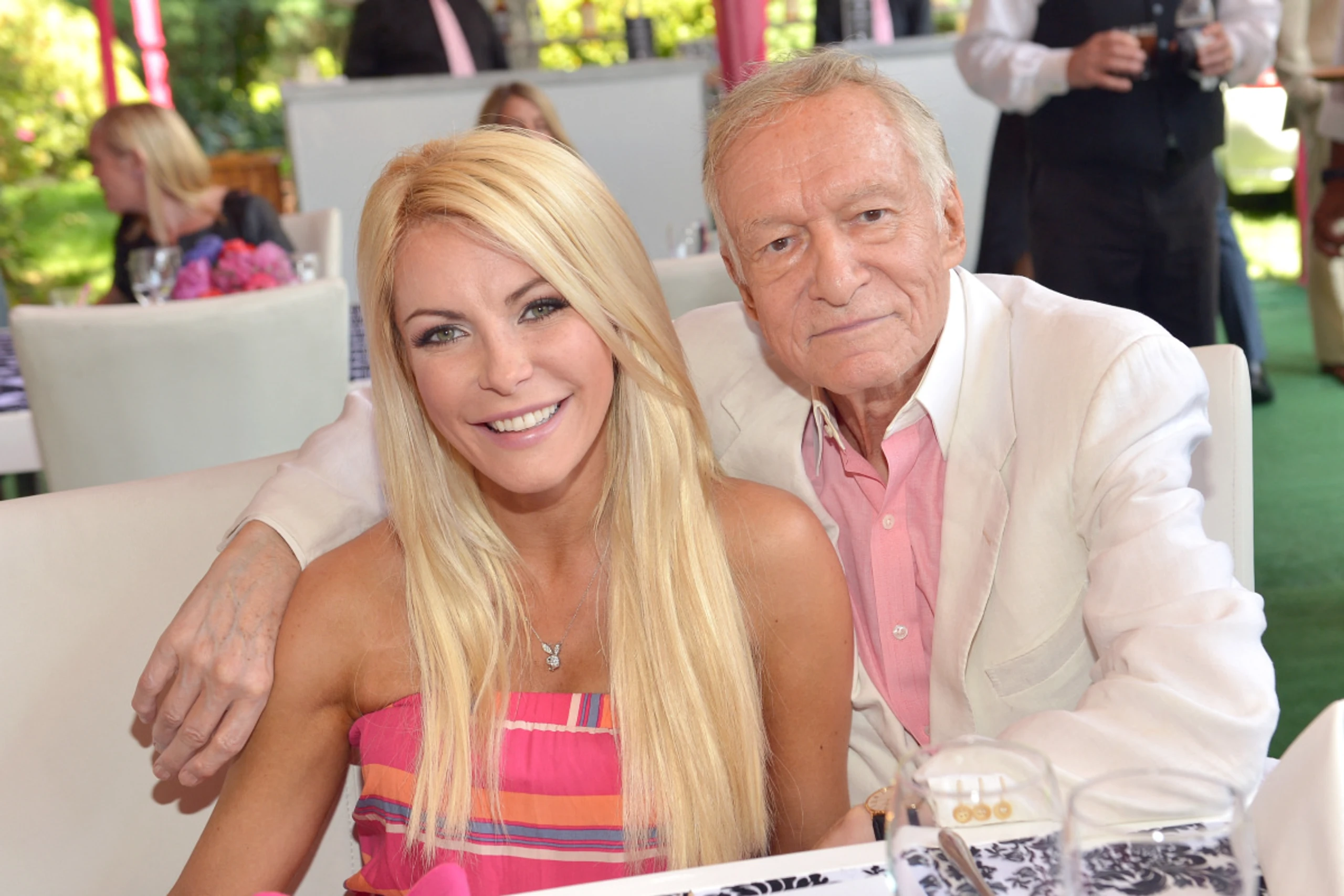 Crystal Harris mit ihrem 2027 verstorbenen Ehemann Hugh Hefner