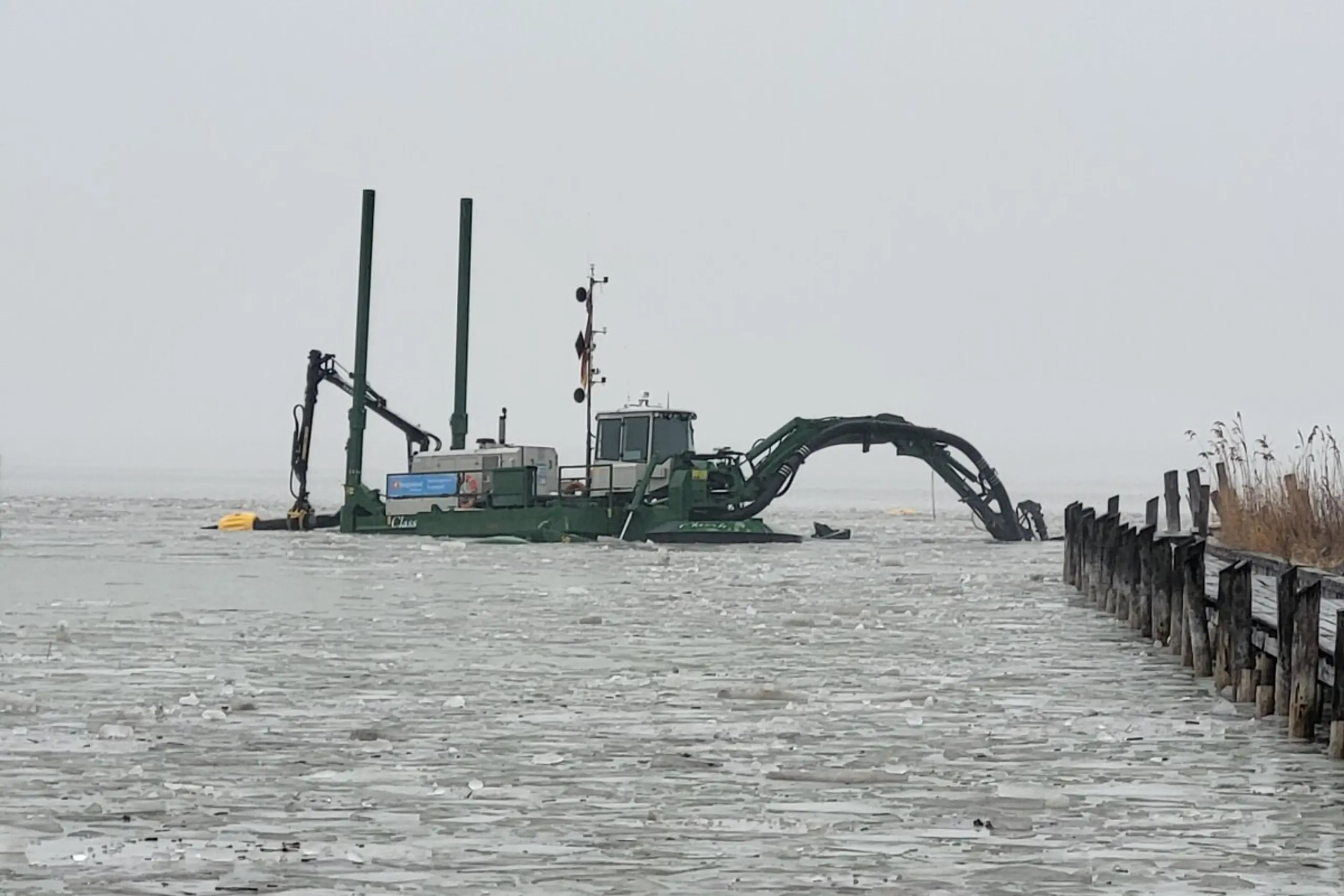 Was die Bagger aus dem See holen, soll künftig am Bau enden