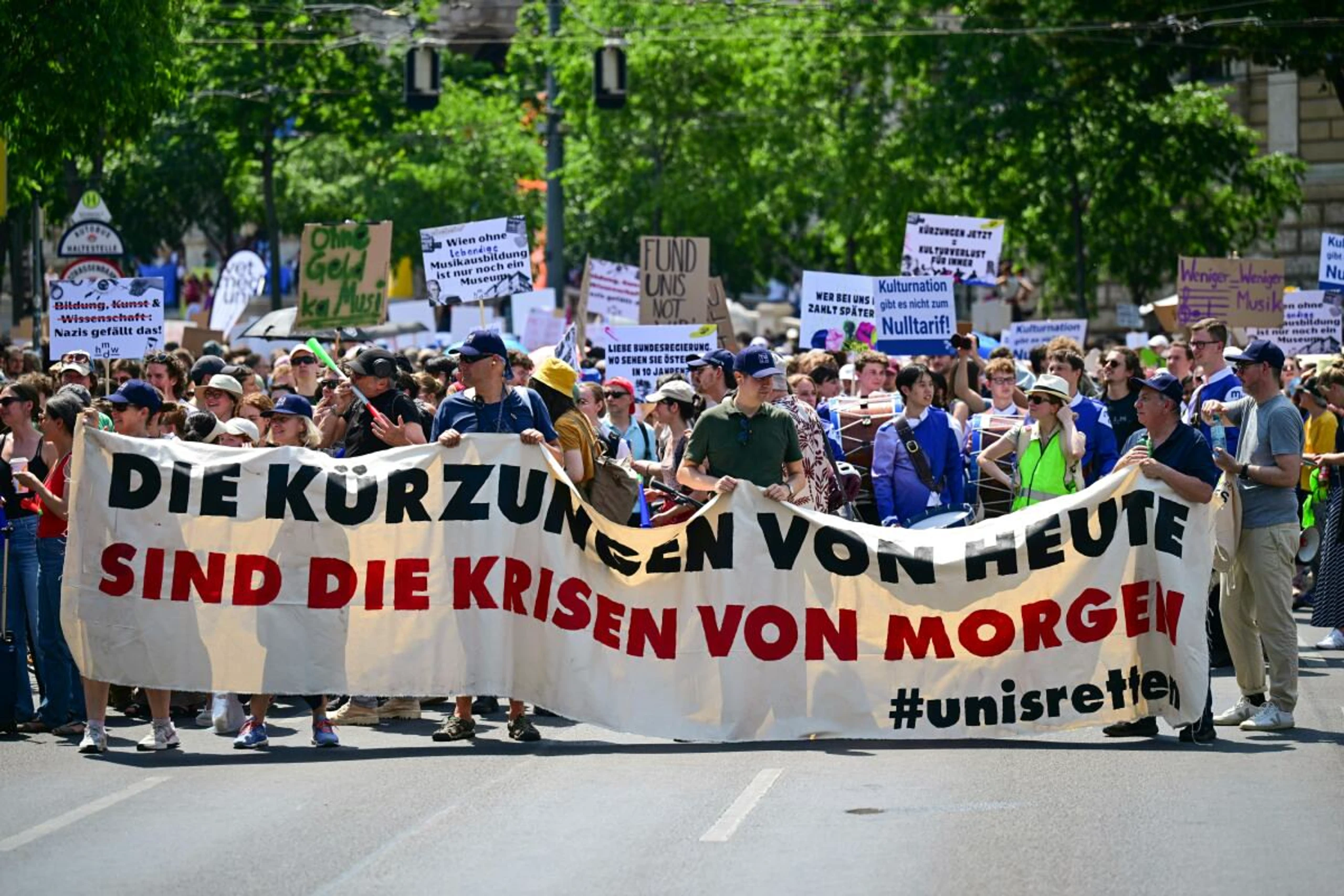 Im Frühjahr wurde gegen Kürzungen demonstriert