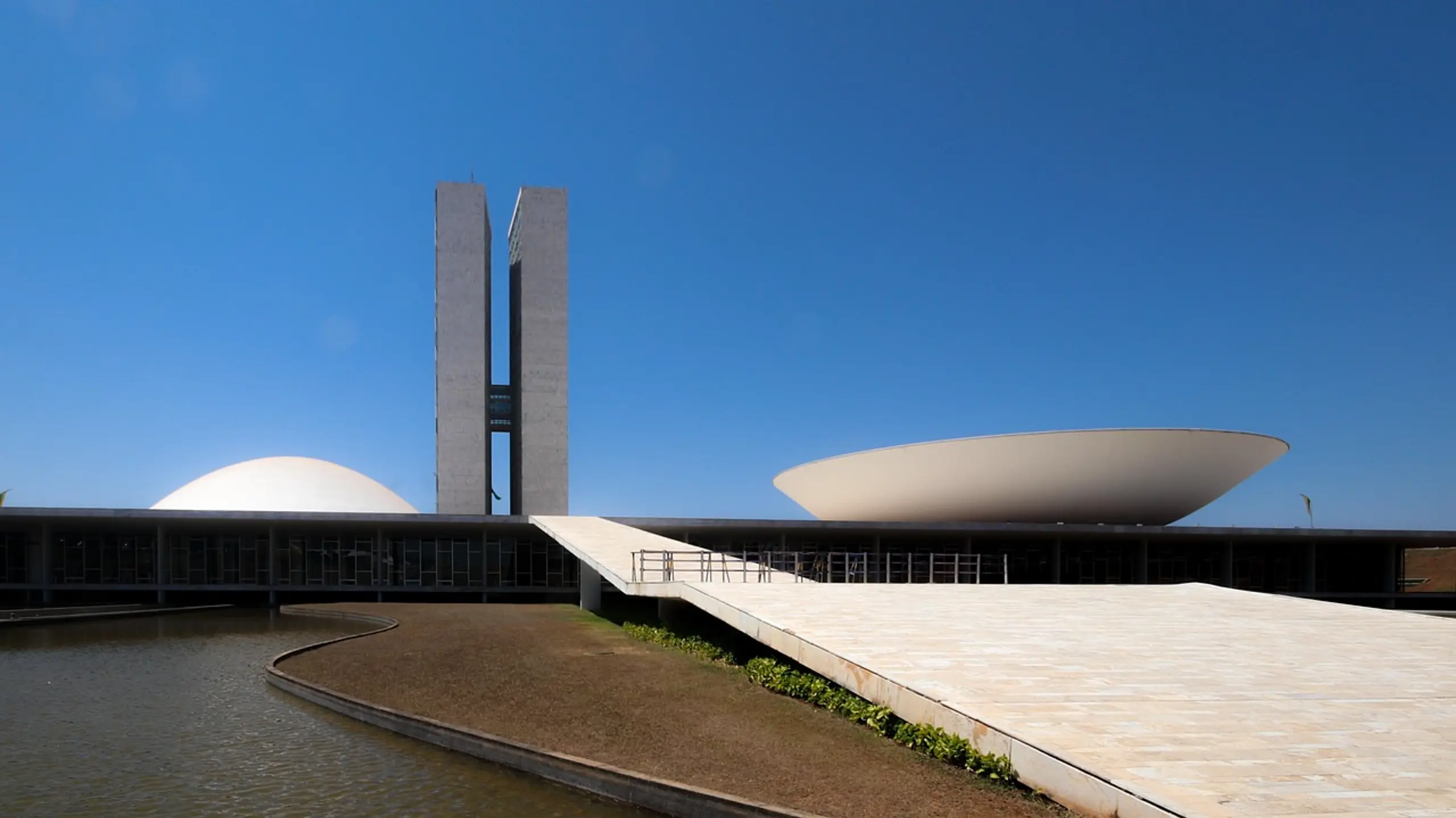 Das Gebäude des Nationalkongresses in Brasília