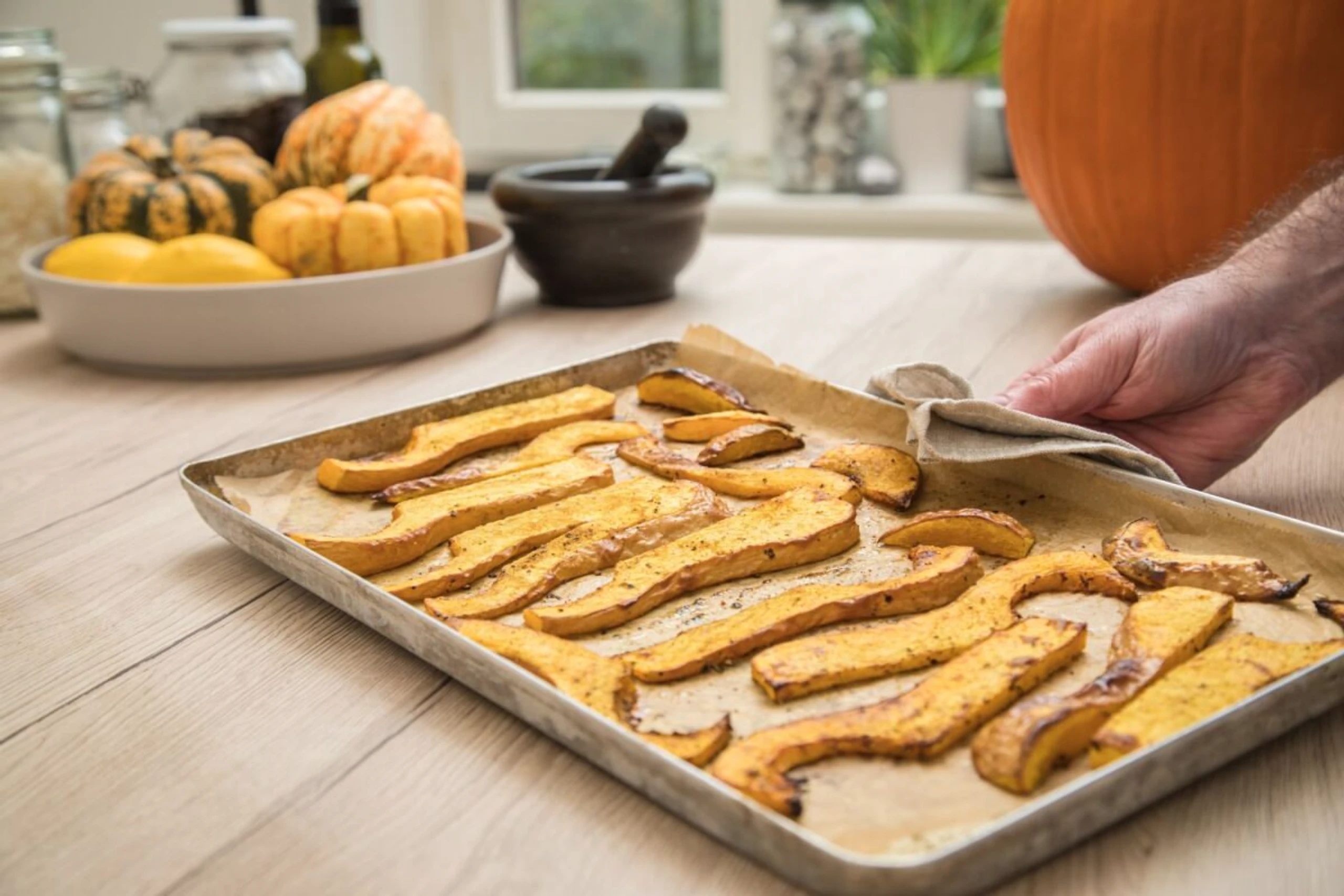 Beim Backen konzentriert man Geschmack, Süße und Struktur