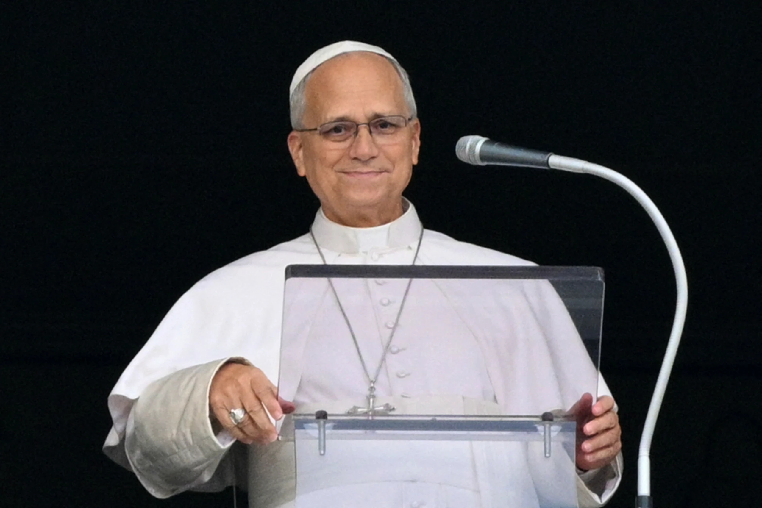 Papst Leo XIV. bei Angelus-Gebet am Sonntag