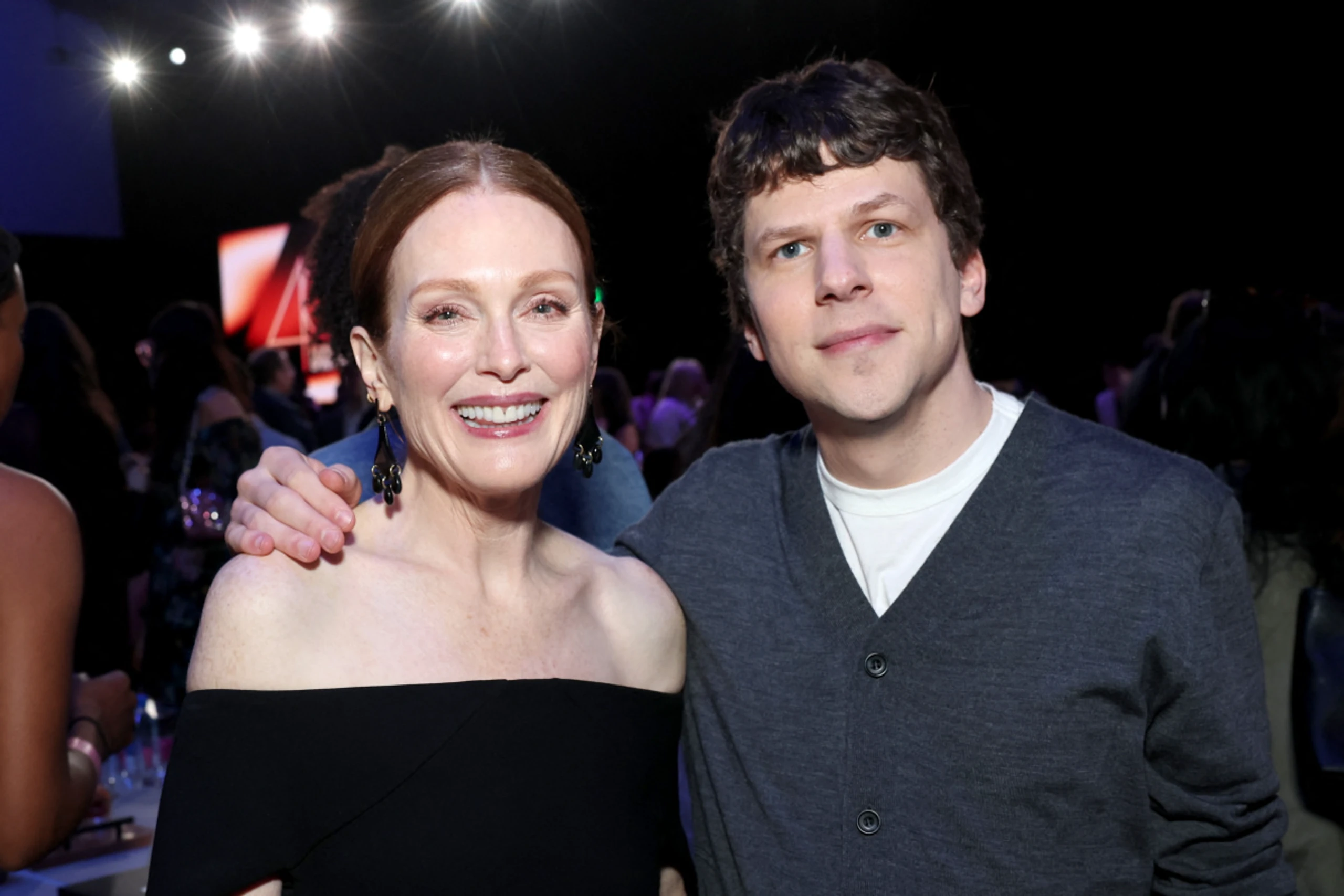 Jesse Eisenberg und die von ihm vereehrte Julianne Moore