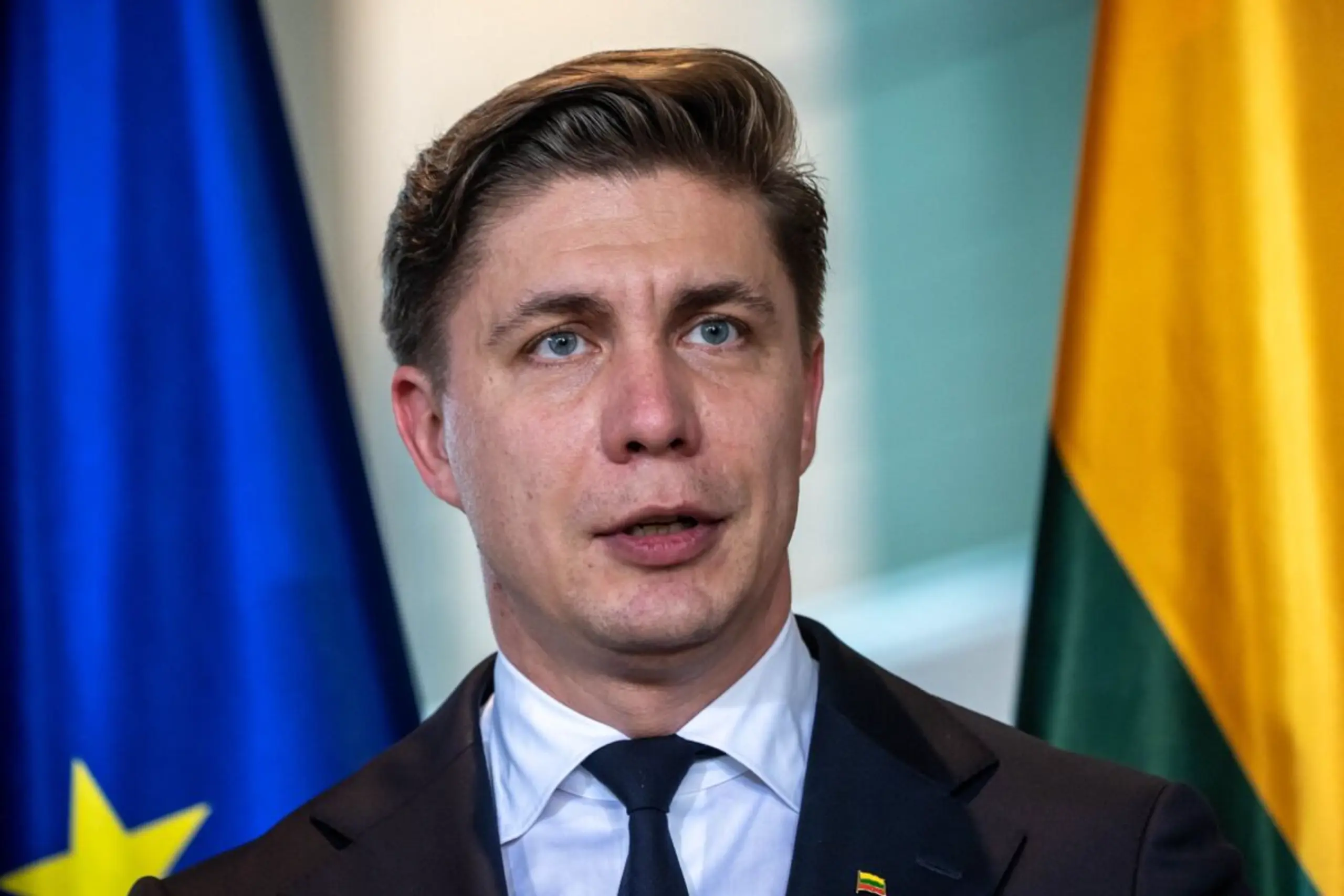 ++ ARCHIVBILD ++ Drohne flog laut Regierungschef Sinkevicius aus Polen ein