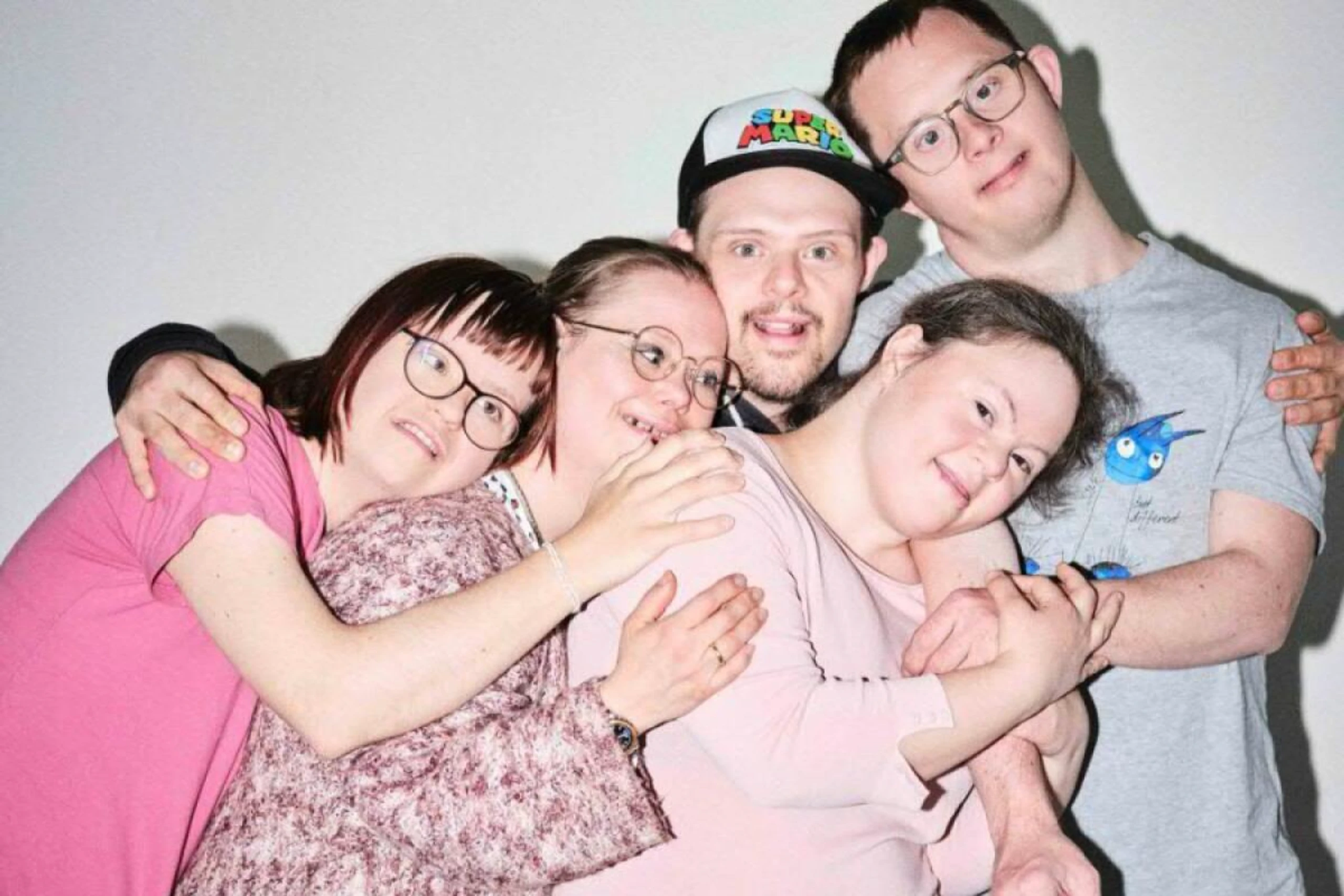 Das Workshop-Team für die Ausstellung "Down-Syndrom"