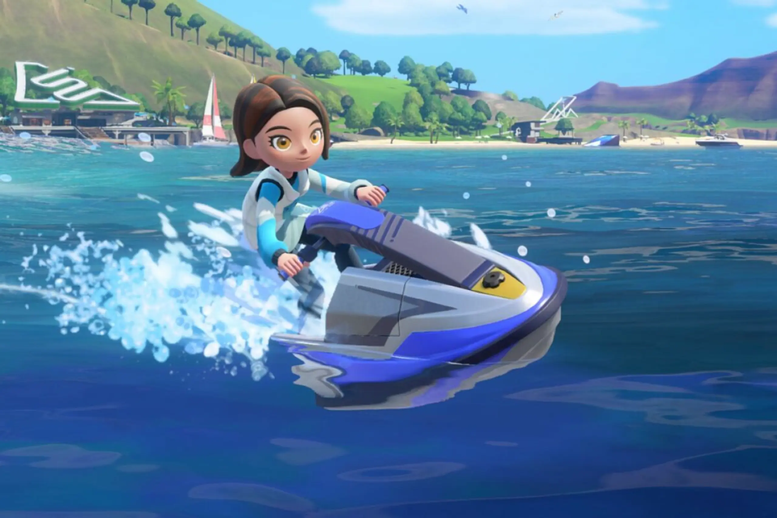 Jetski ist eine der Sportarten, mit denen man die Insel erkunden kann