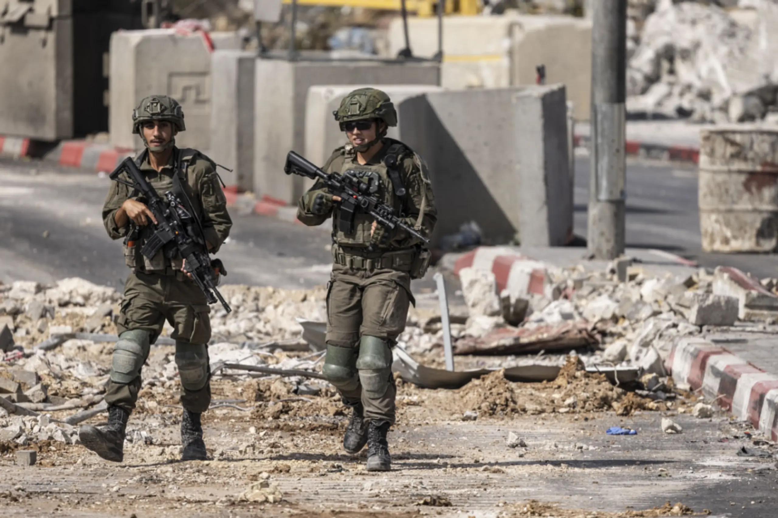 Israelische Soldaten bei Hebron