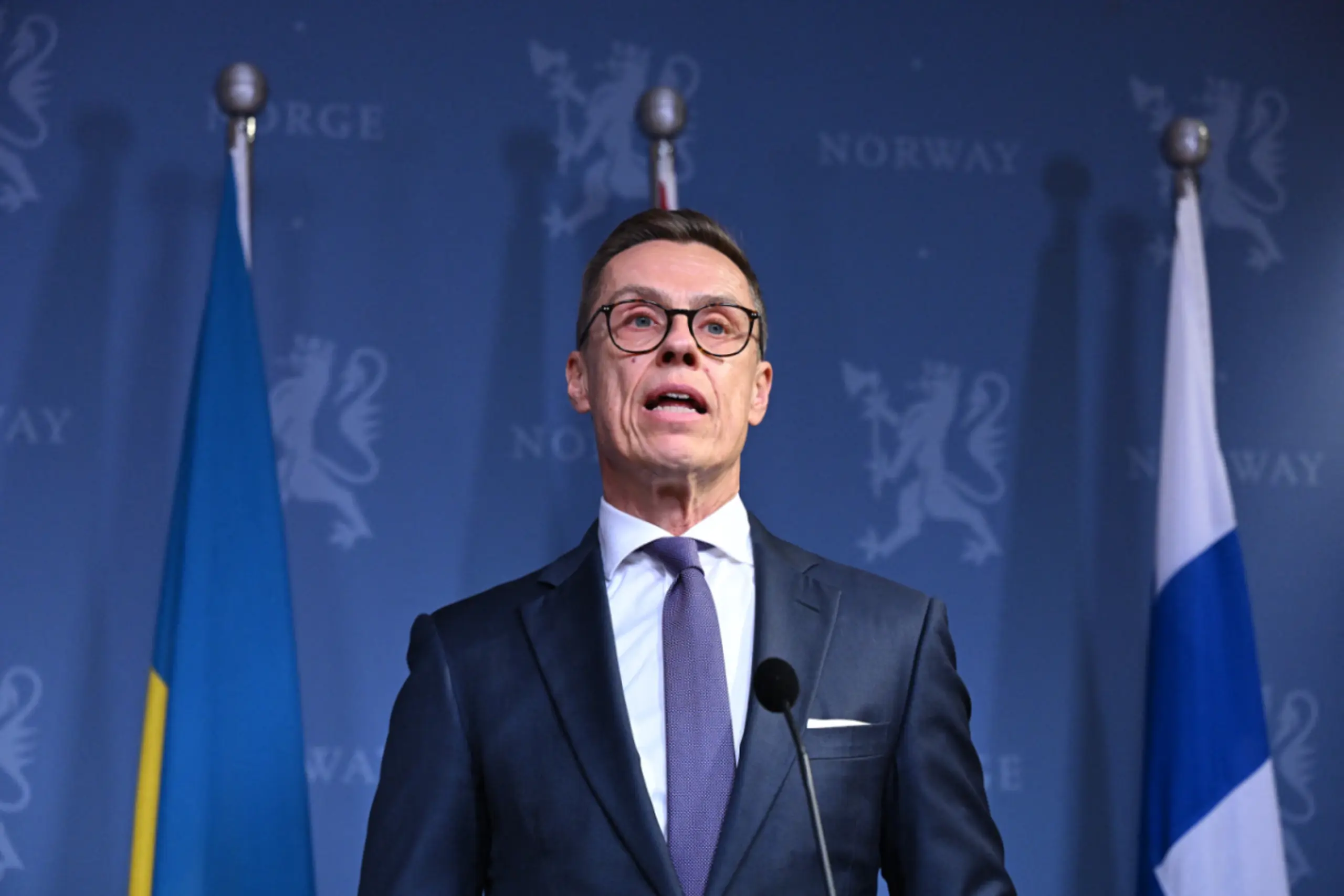 Alexander Stubb bei einer Pressekonferenz vergangene Woche